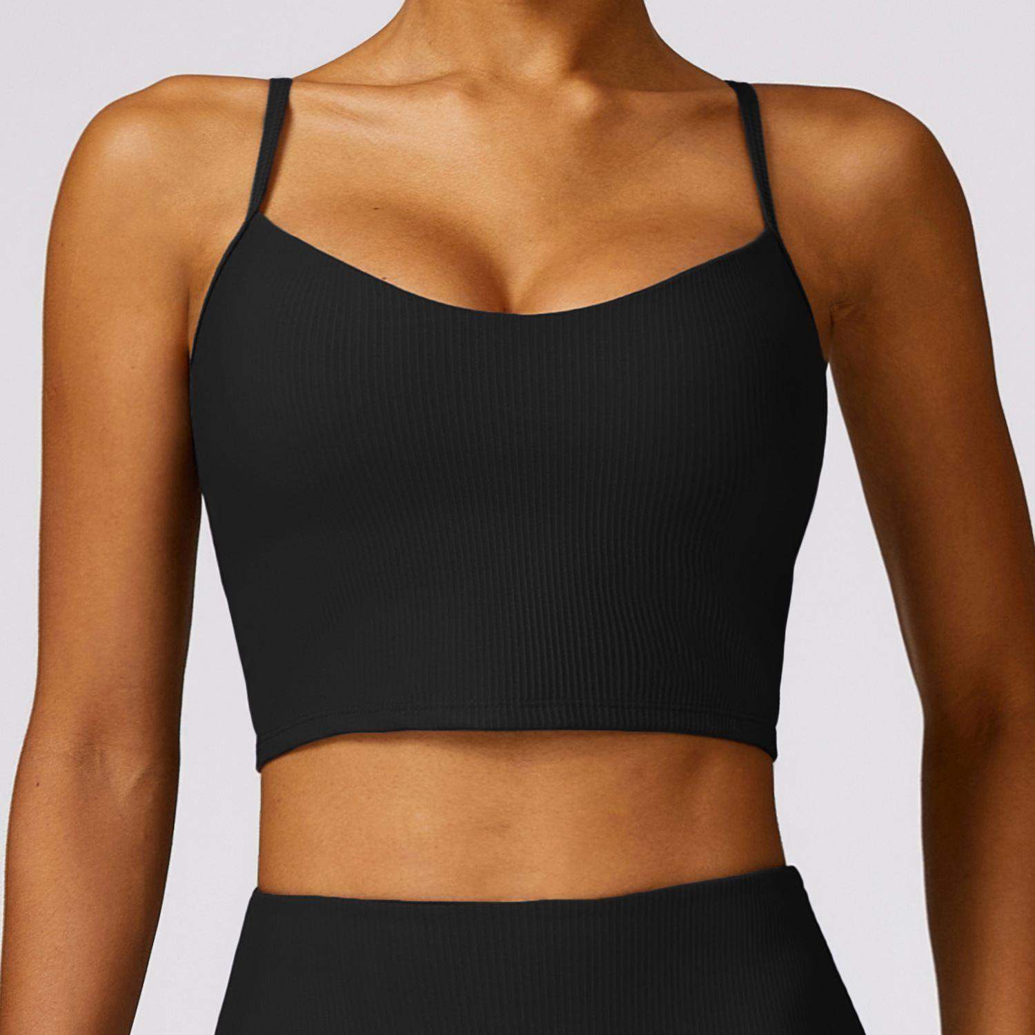 Strips Quick Drying Sports Bra