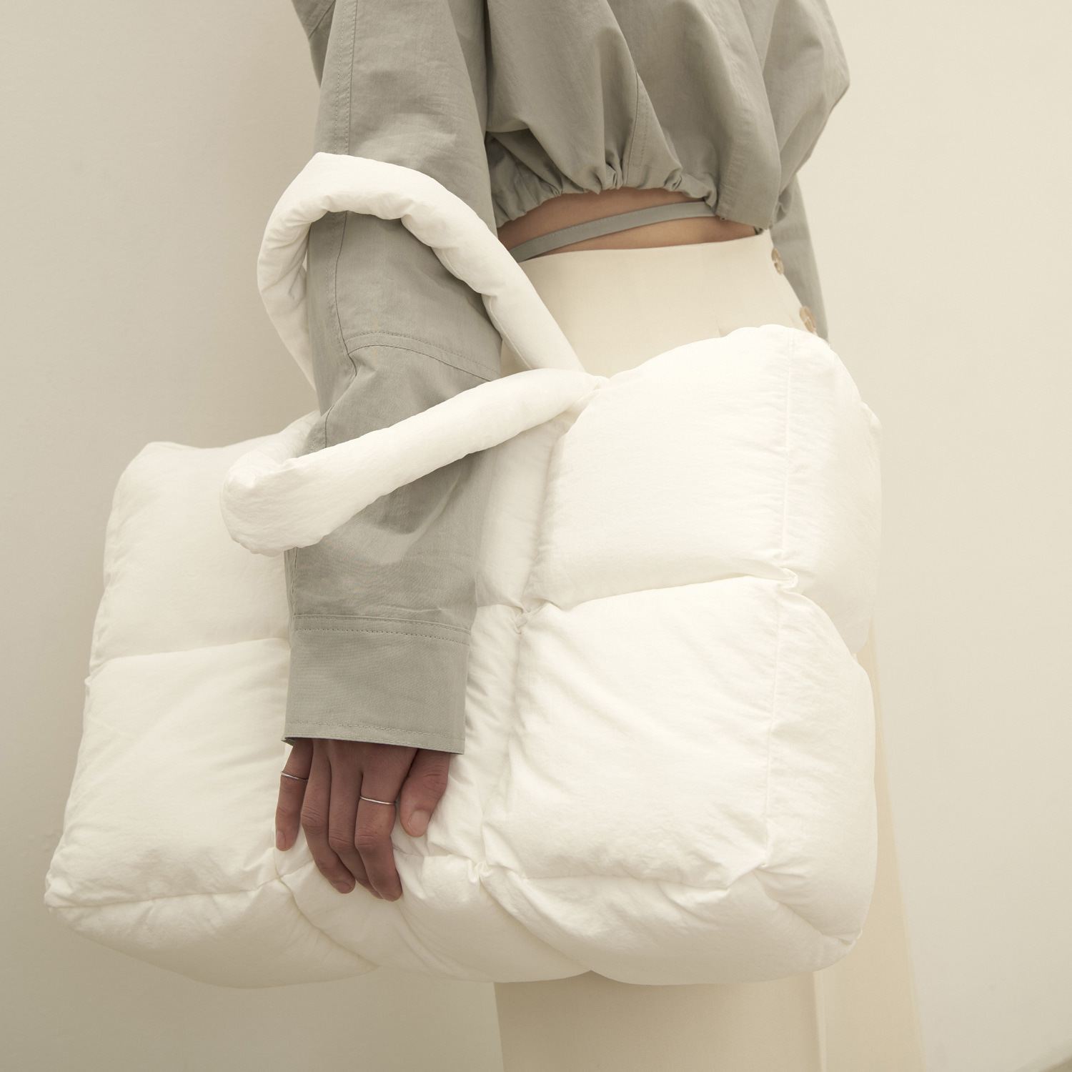 Quilted Puffer Bag