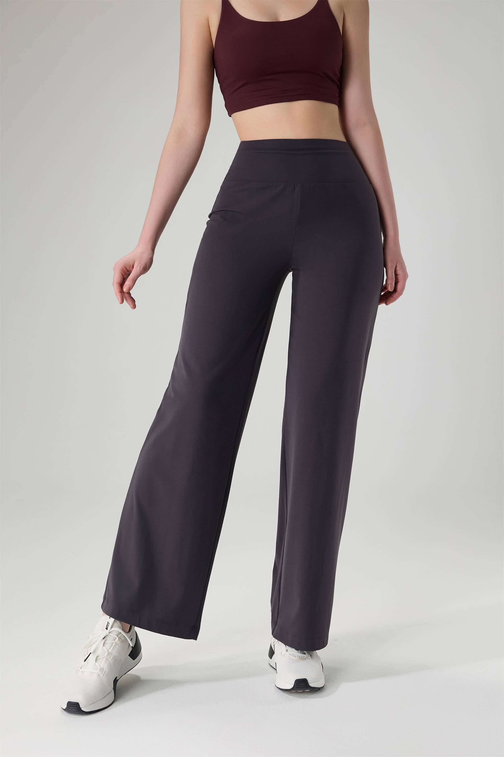 High-Waisted Wide-Leg Yoga Pants