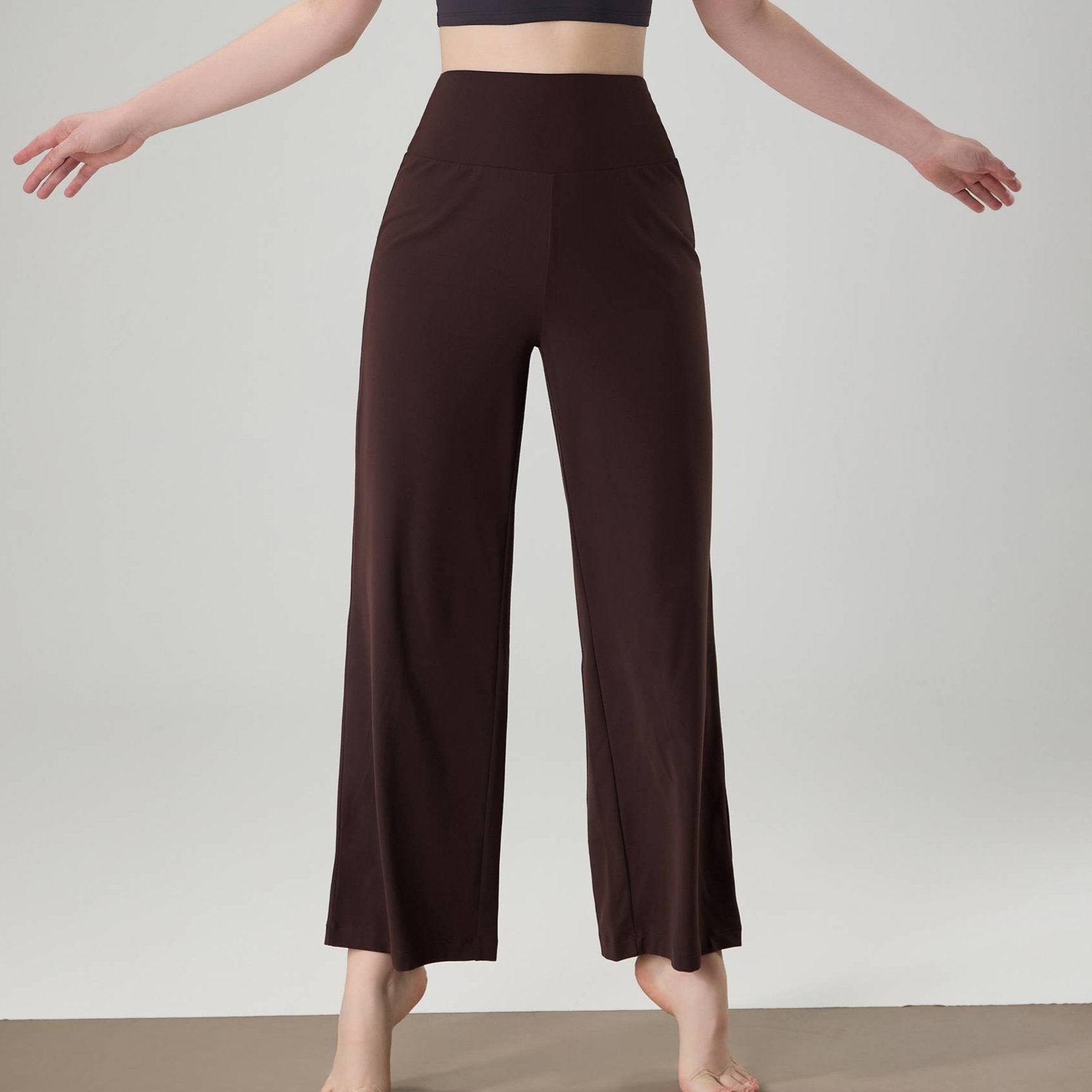 High-Waisted Wide-Leg Yoga Pants