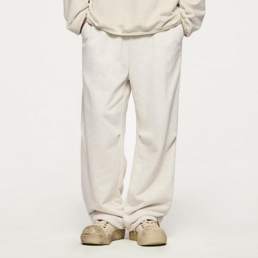 Straight-Leg Fleece Sweatpants