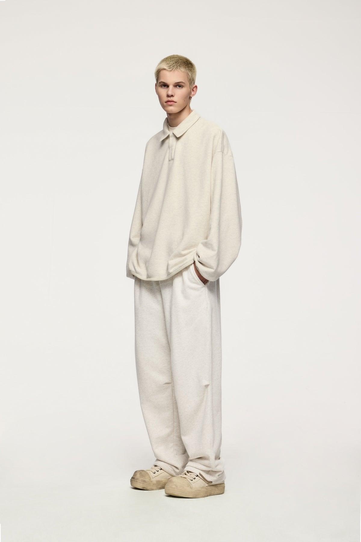 Straight-Leg Fleece Sweatpants