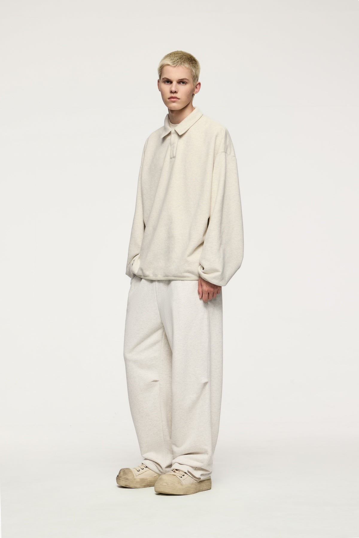 Straight-Leg Fleece Sweatpants