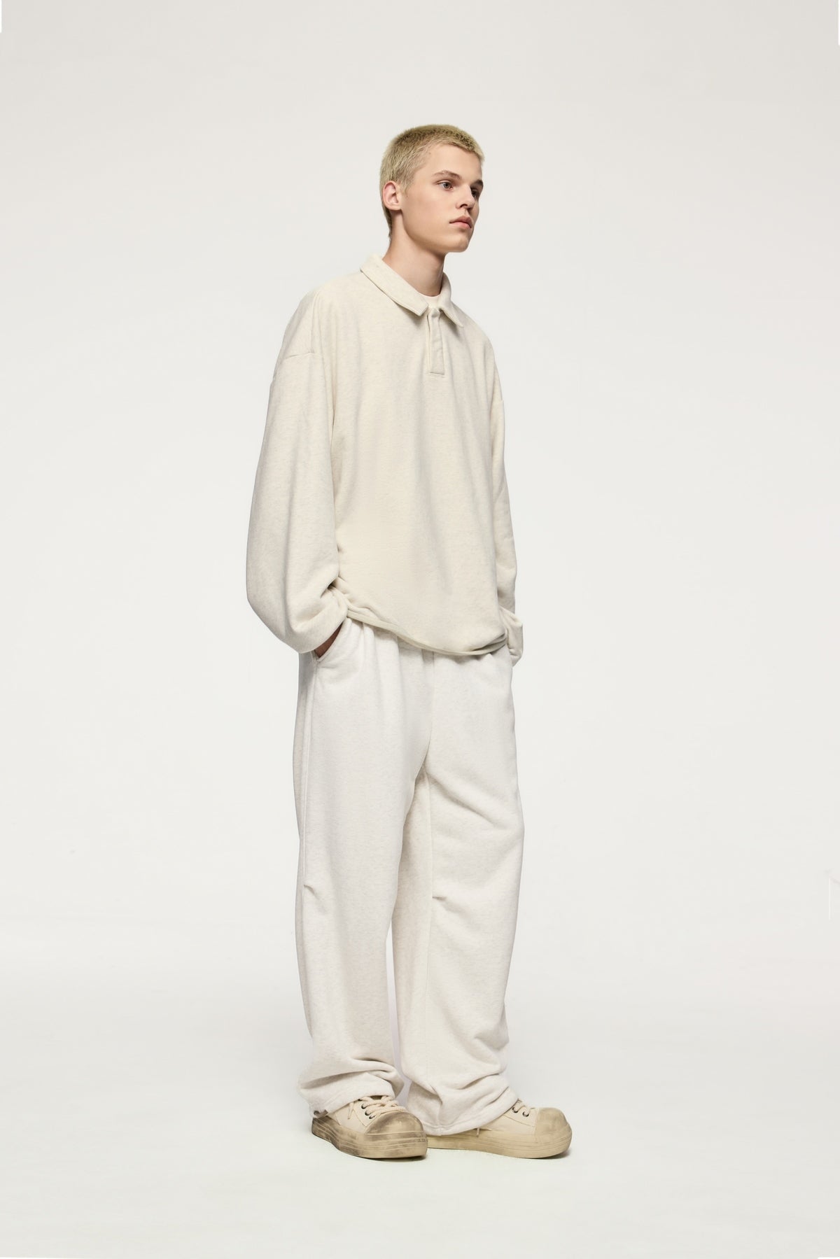 Straight-Leg Fleece Sweatpants