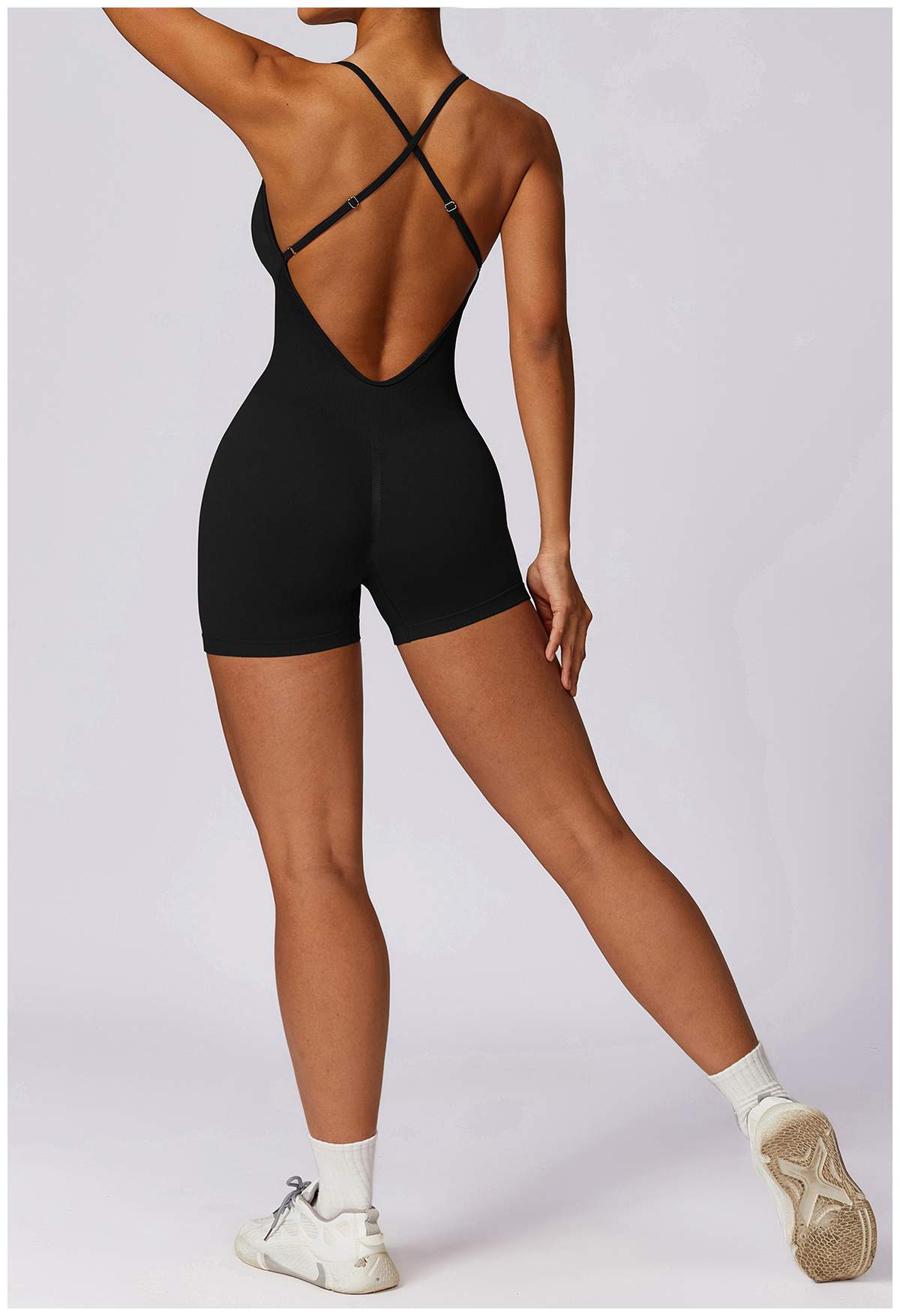 Hollow-out Beautiful Back Seamless Yoga Jumpsuit