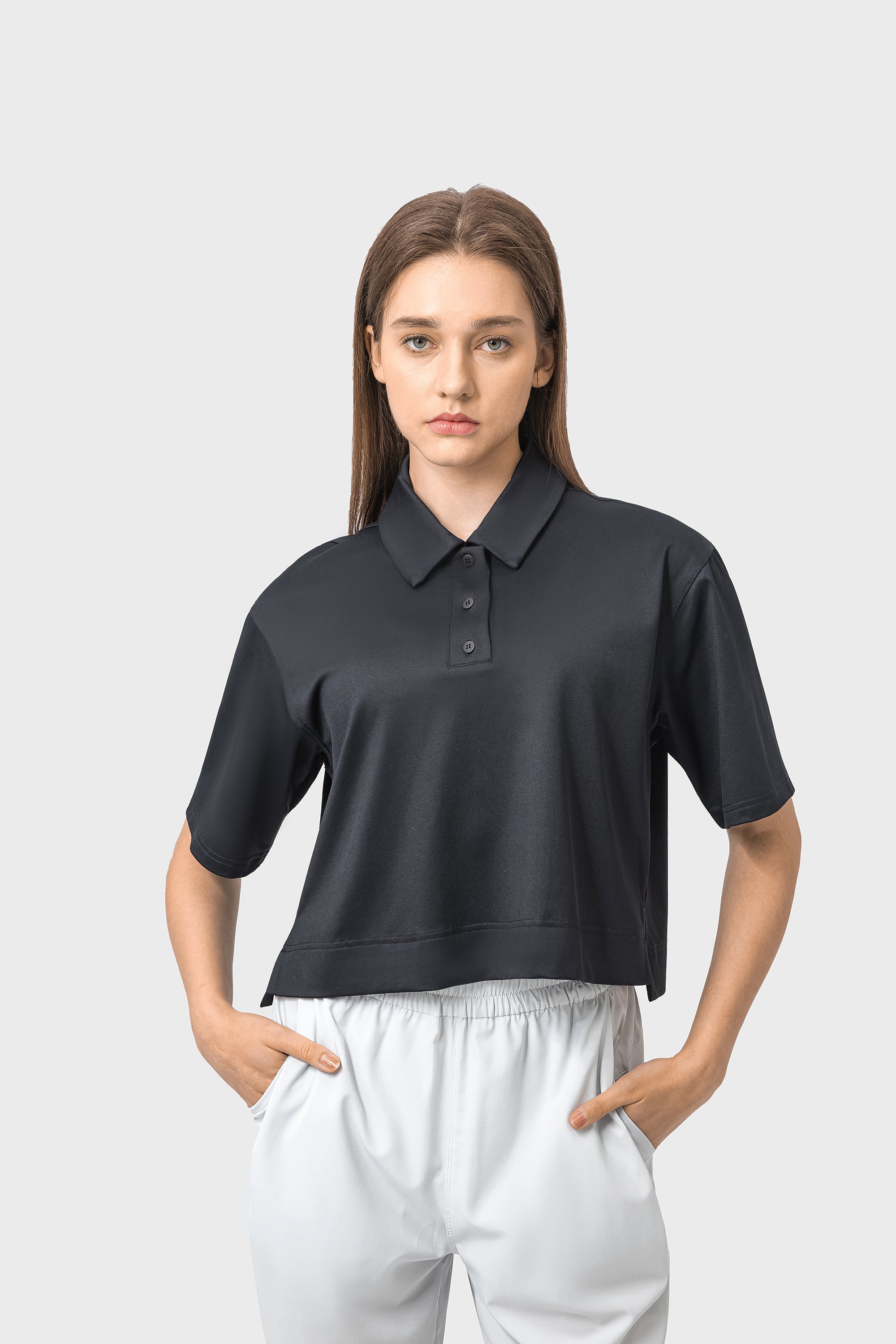 Quick-Dry Loose-Fit Breathable Polo Shirt