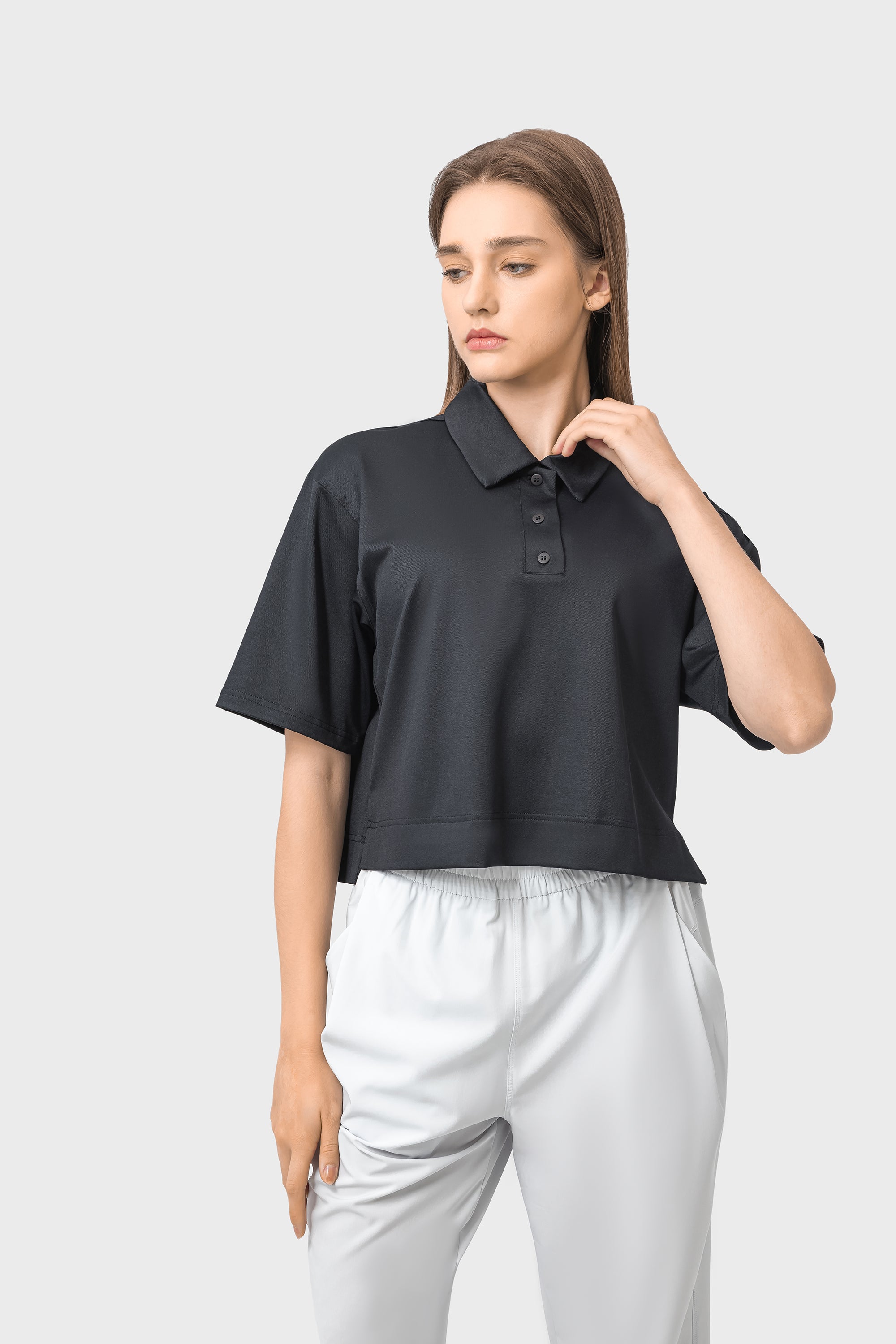 Quick-Dry Loose-Fit Breathable Polo Shirt