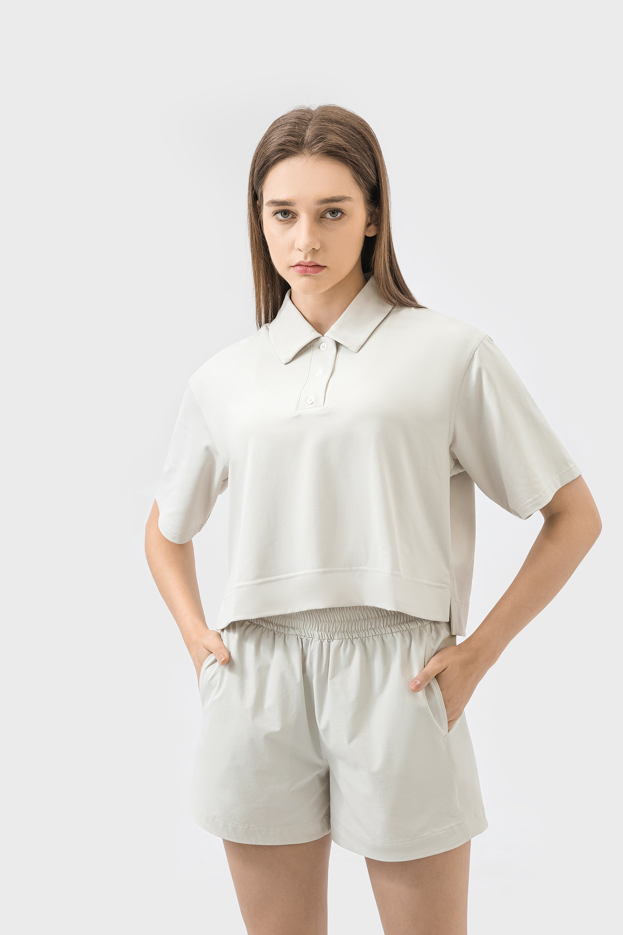 Quick-Dry Loose-Fit Breathable Polo Shirt