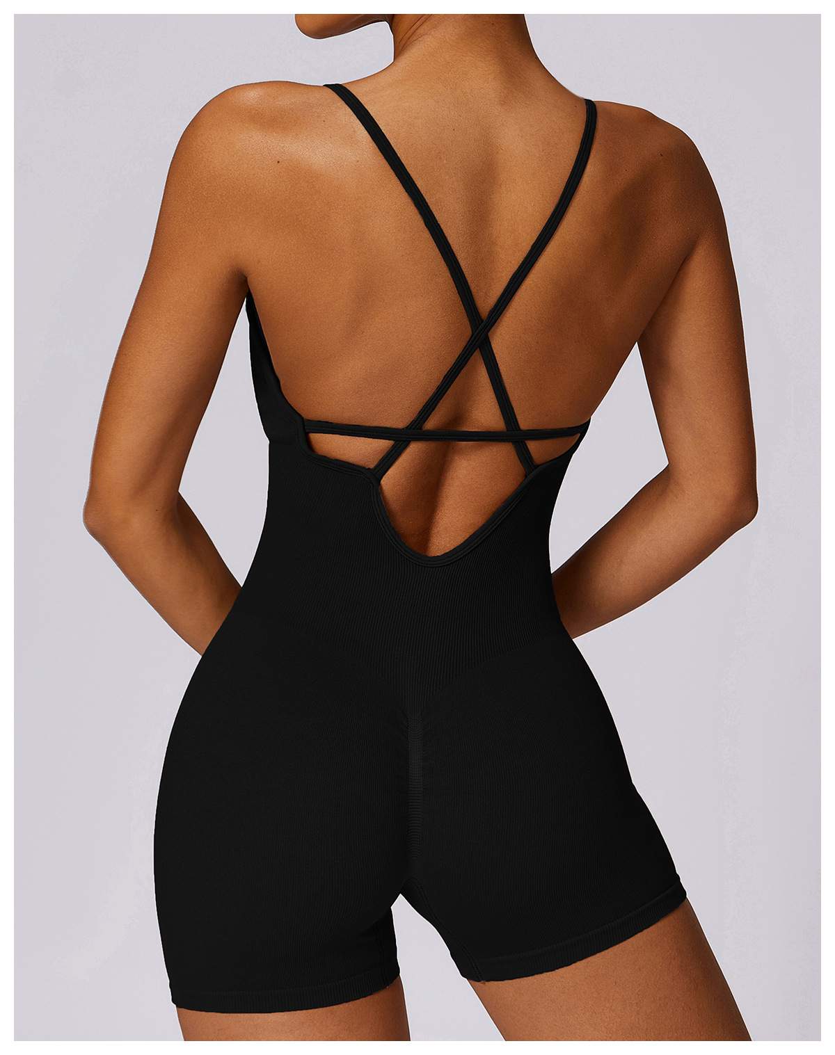 Seamless Back-Beauty Yoga Bodysuit