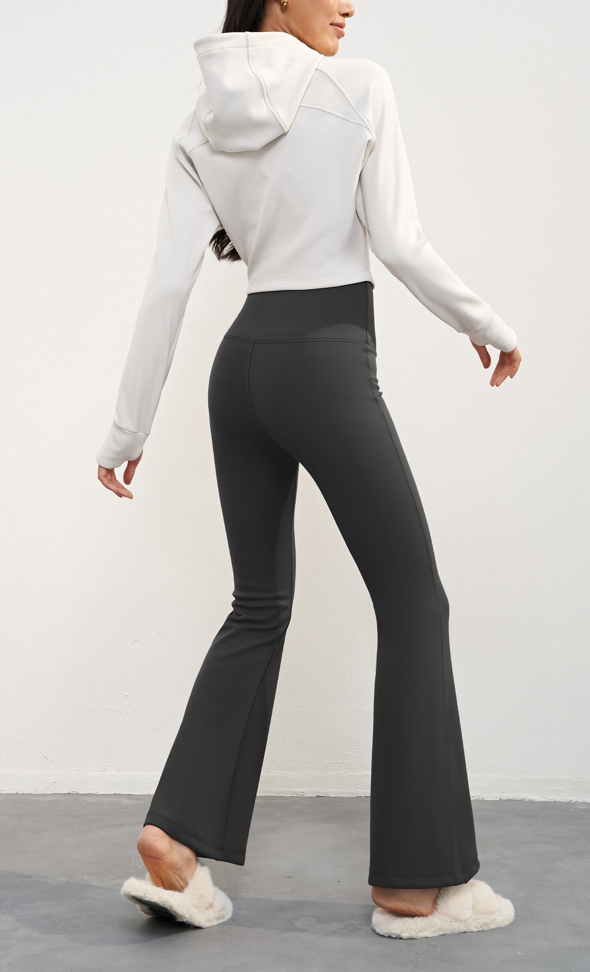 Fleece-Lined Flare Leggings