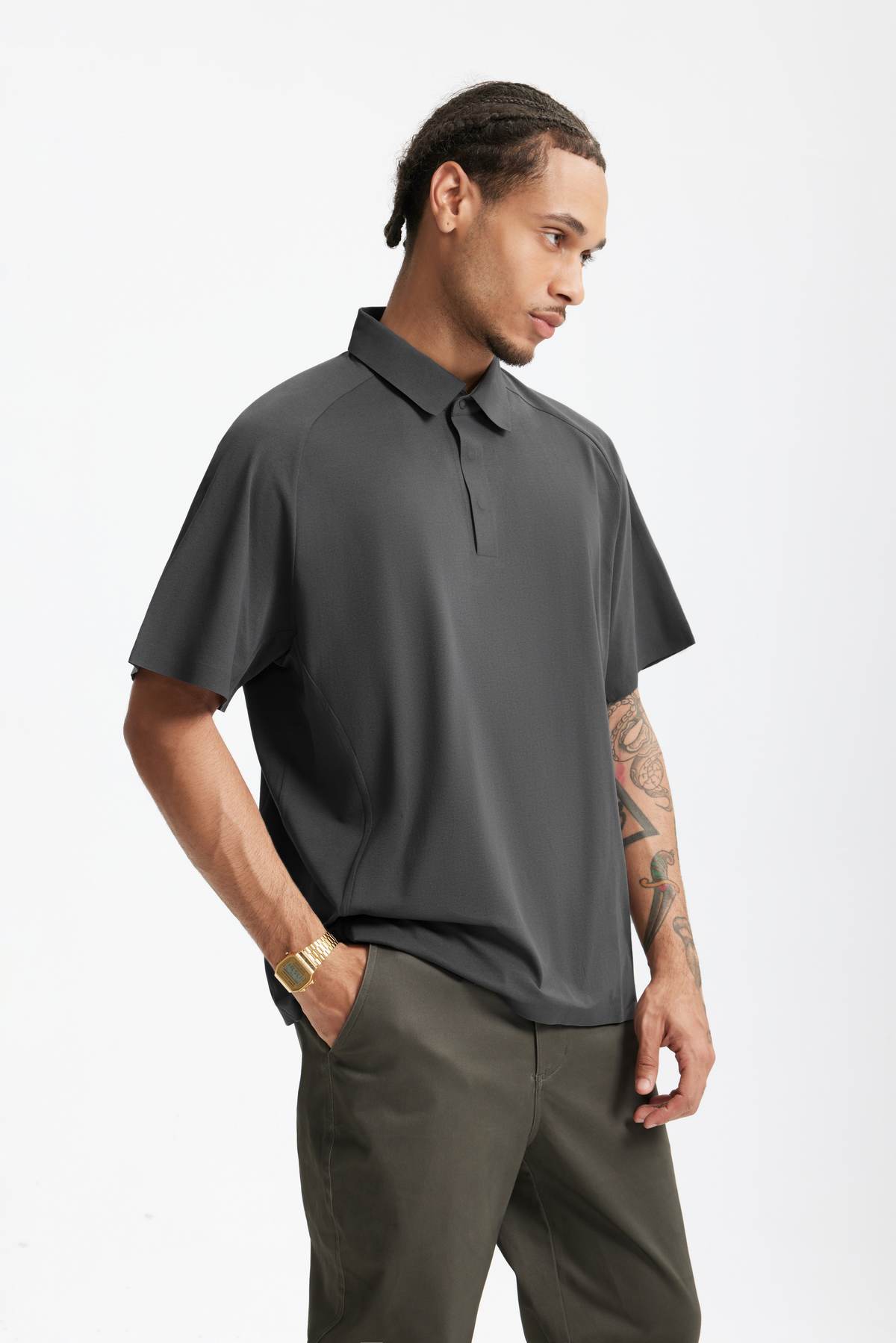 UPF 50+ Ultrasonic Bonded Polo Shirt