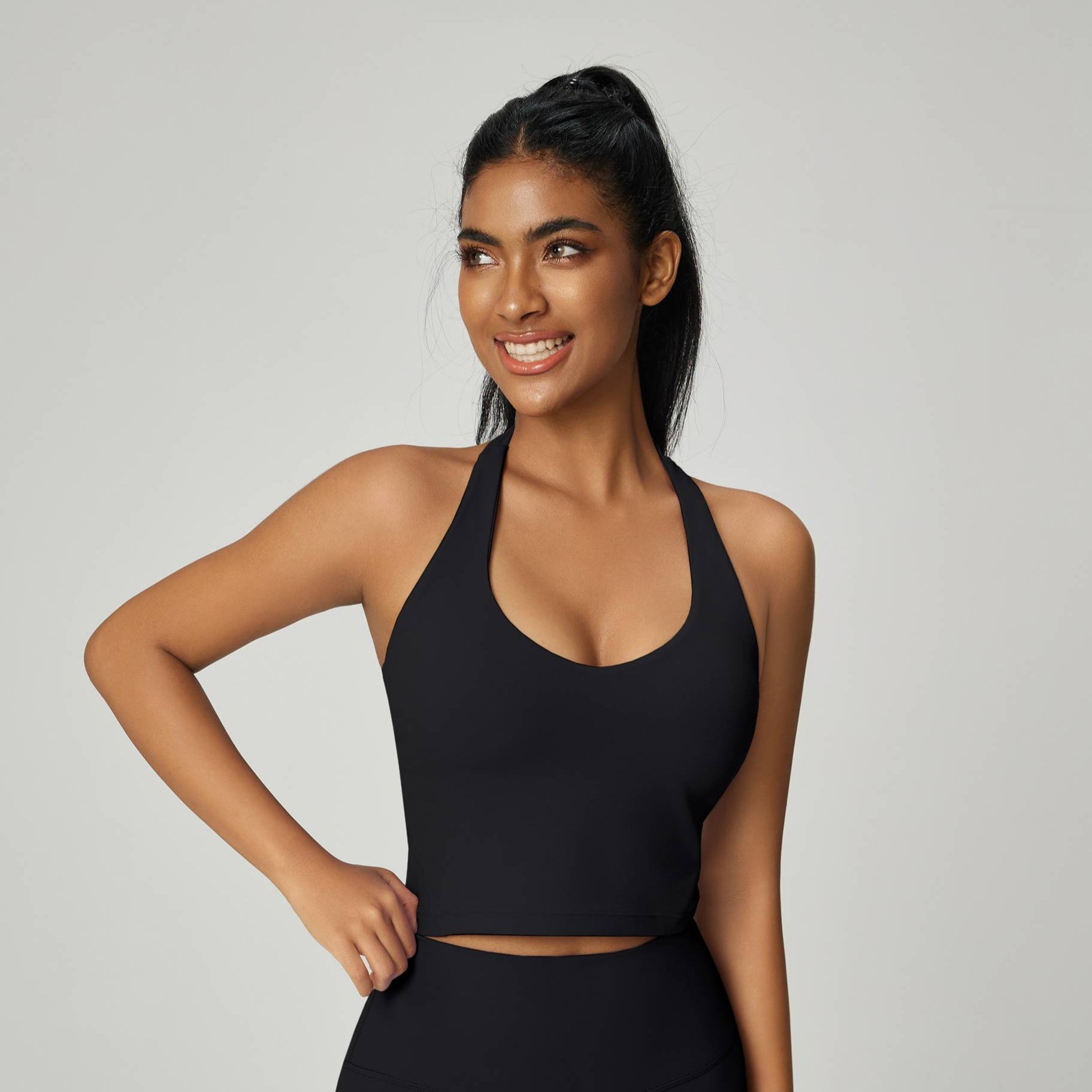 Halter Neck Sports Bra