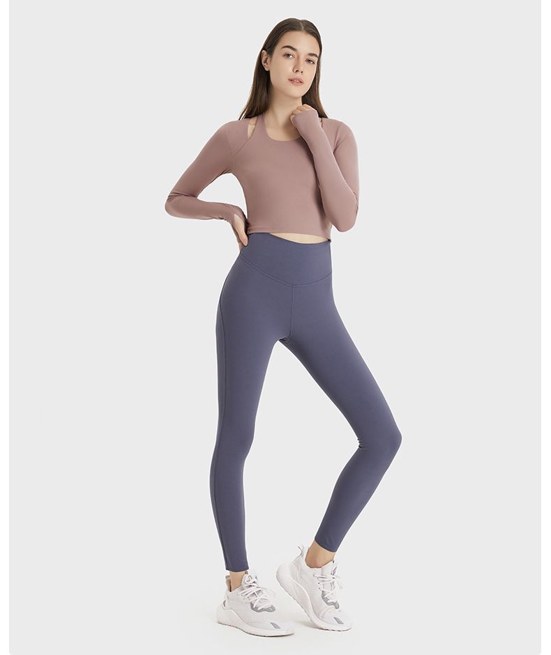 Halter Neck Yoga Long Sleeve