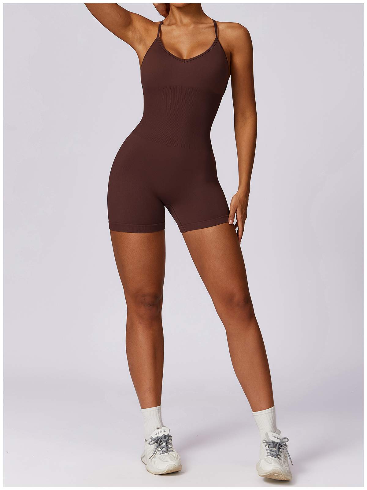 Hollow-out Beautiful Back Seamless Yoga Jumpsuit