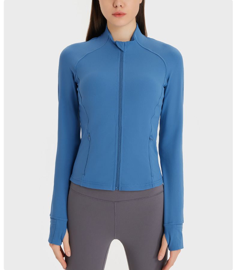 Zip Pocket Fitness Jacket