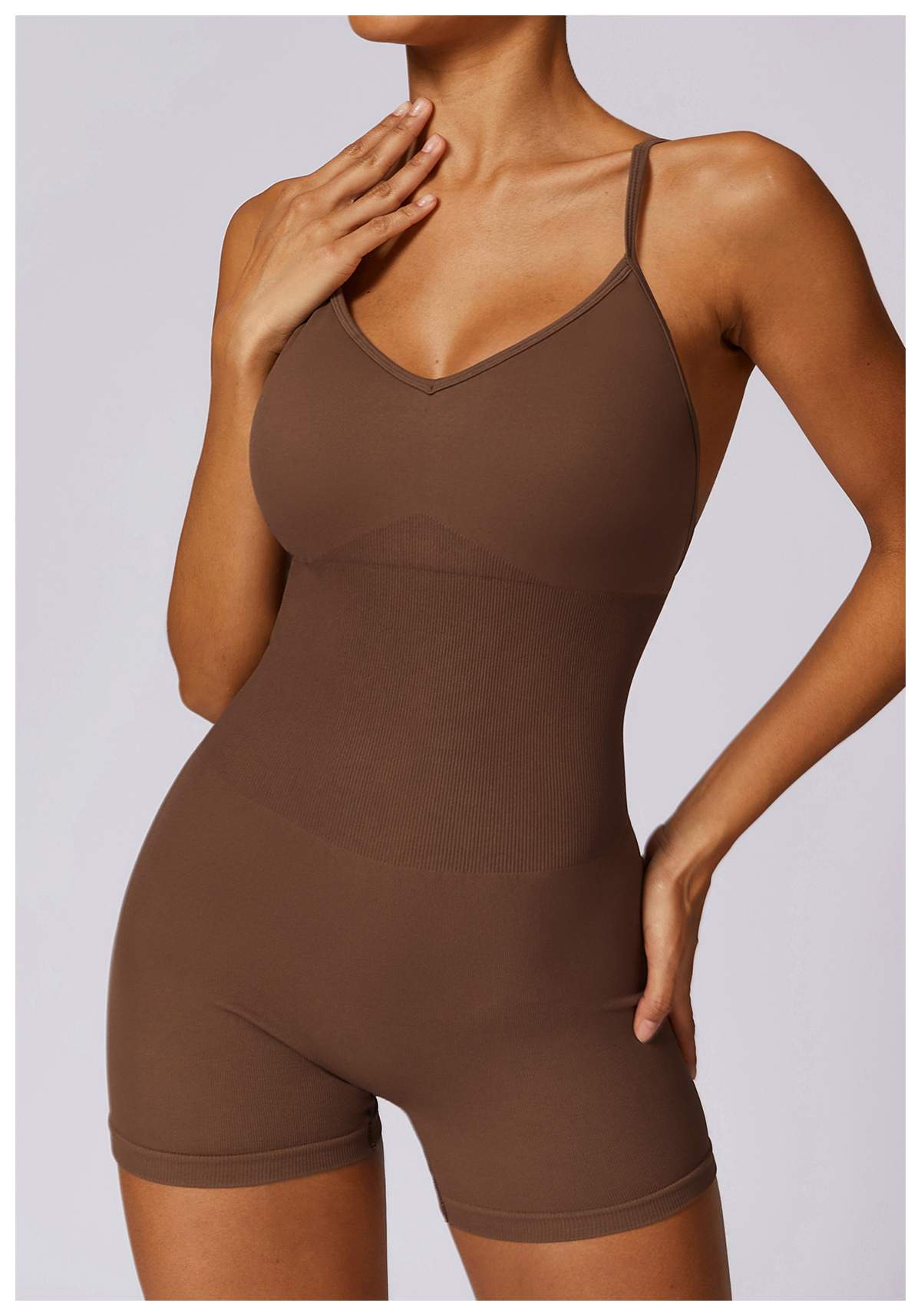 Seamless Back-Beauty Yoga Bodysuit