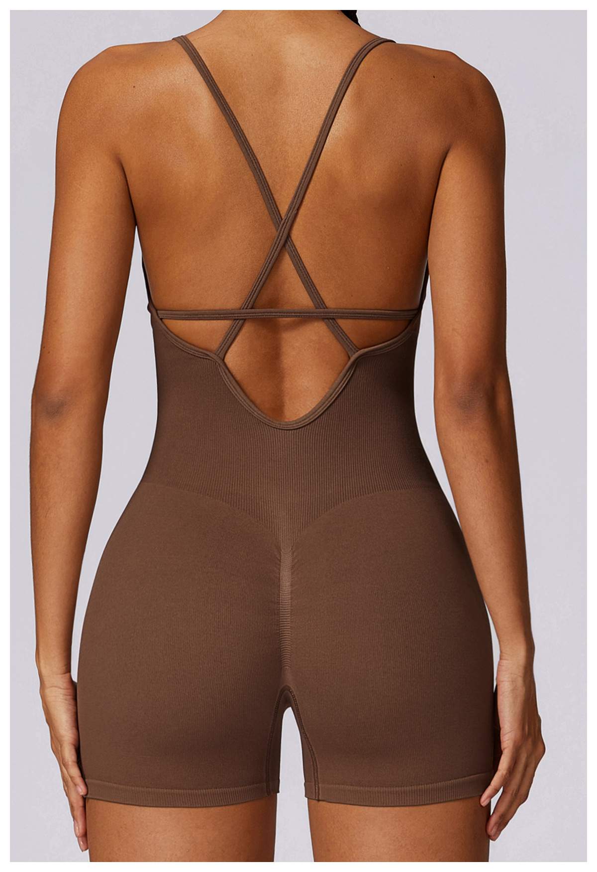 Seamless Back-Beauty Yoga Bodysuit