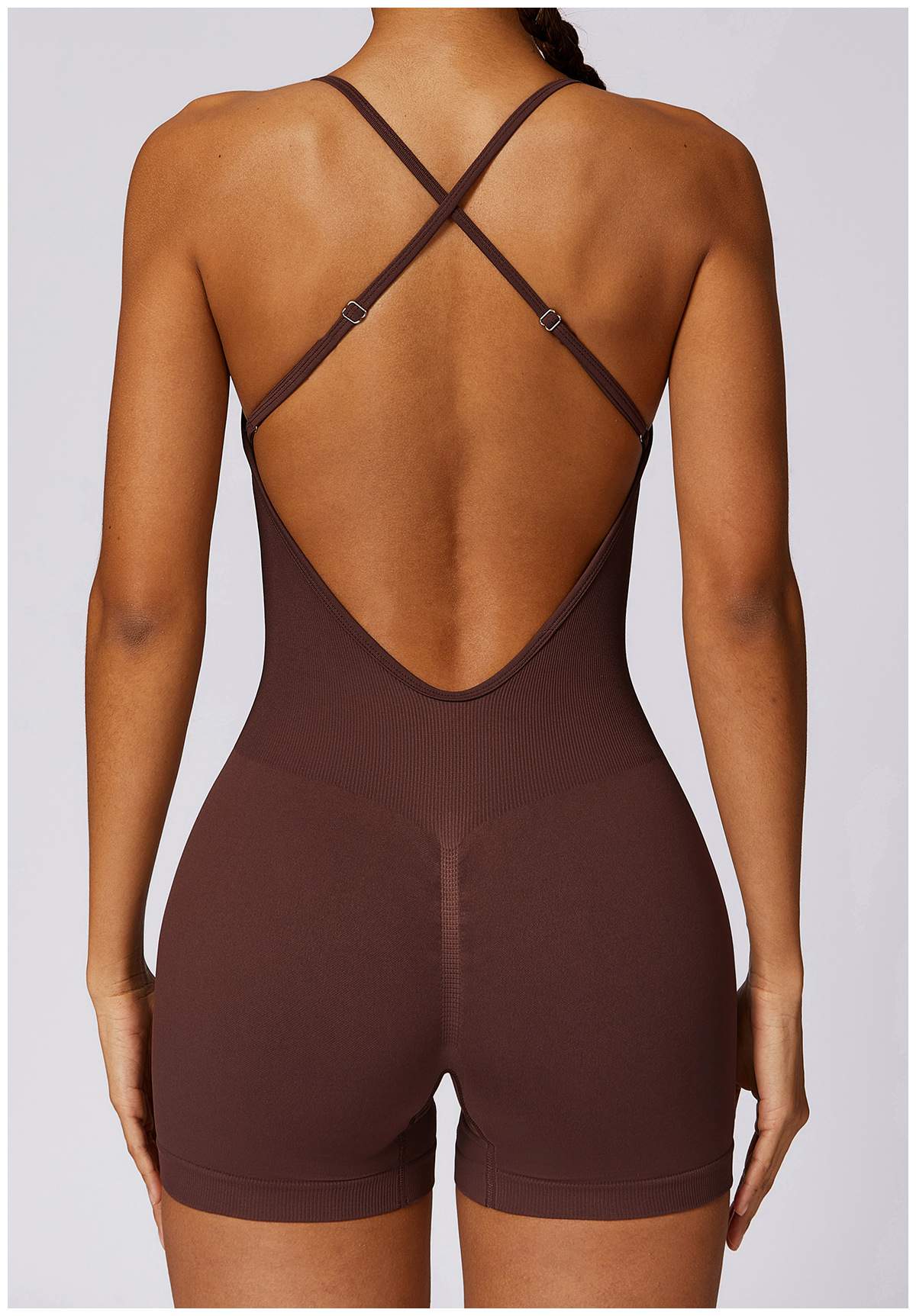 Hollow-out Beautiful Back Seamless Yoga Jumpsuit