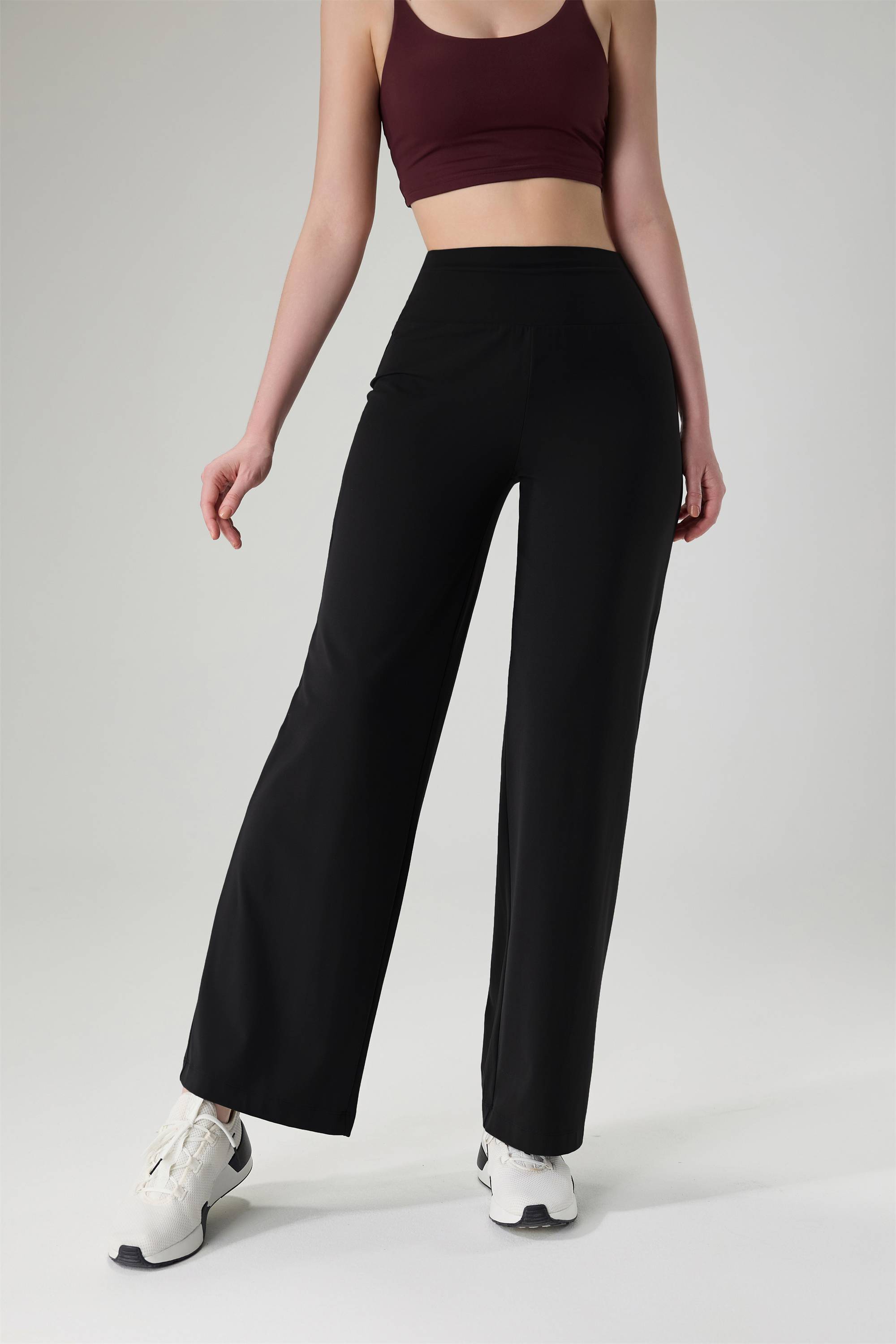 High-Waisted Wide-Leg Yoga Pants