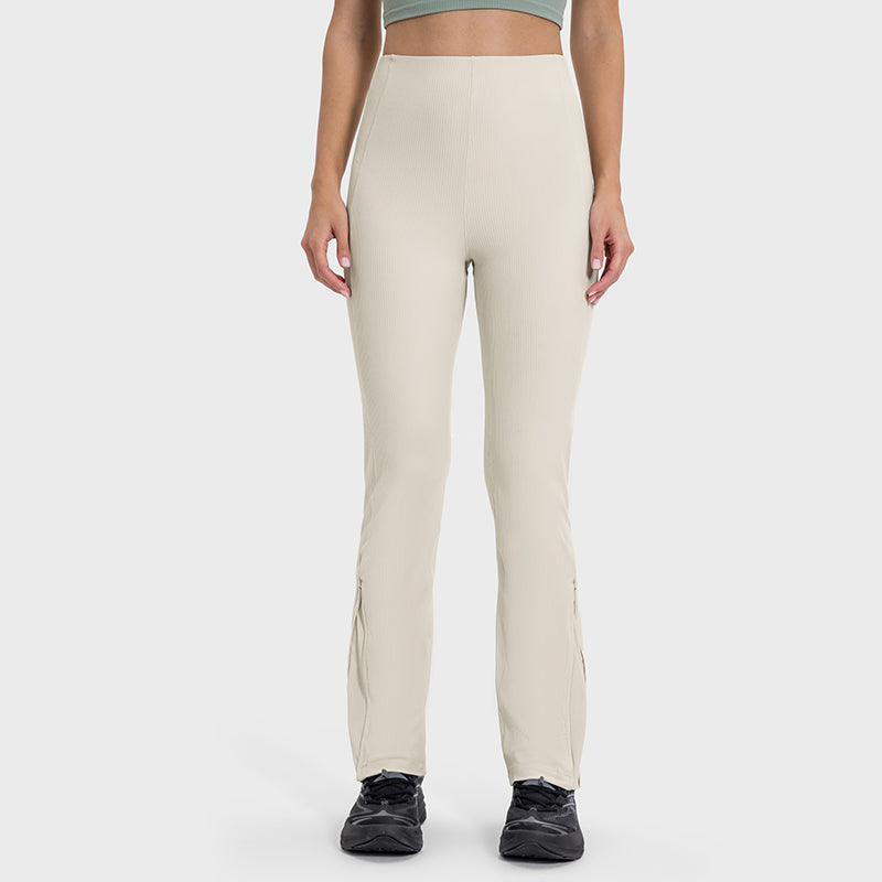 High-Waisted Hip-Lifting Slim Flare Pants