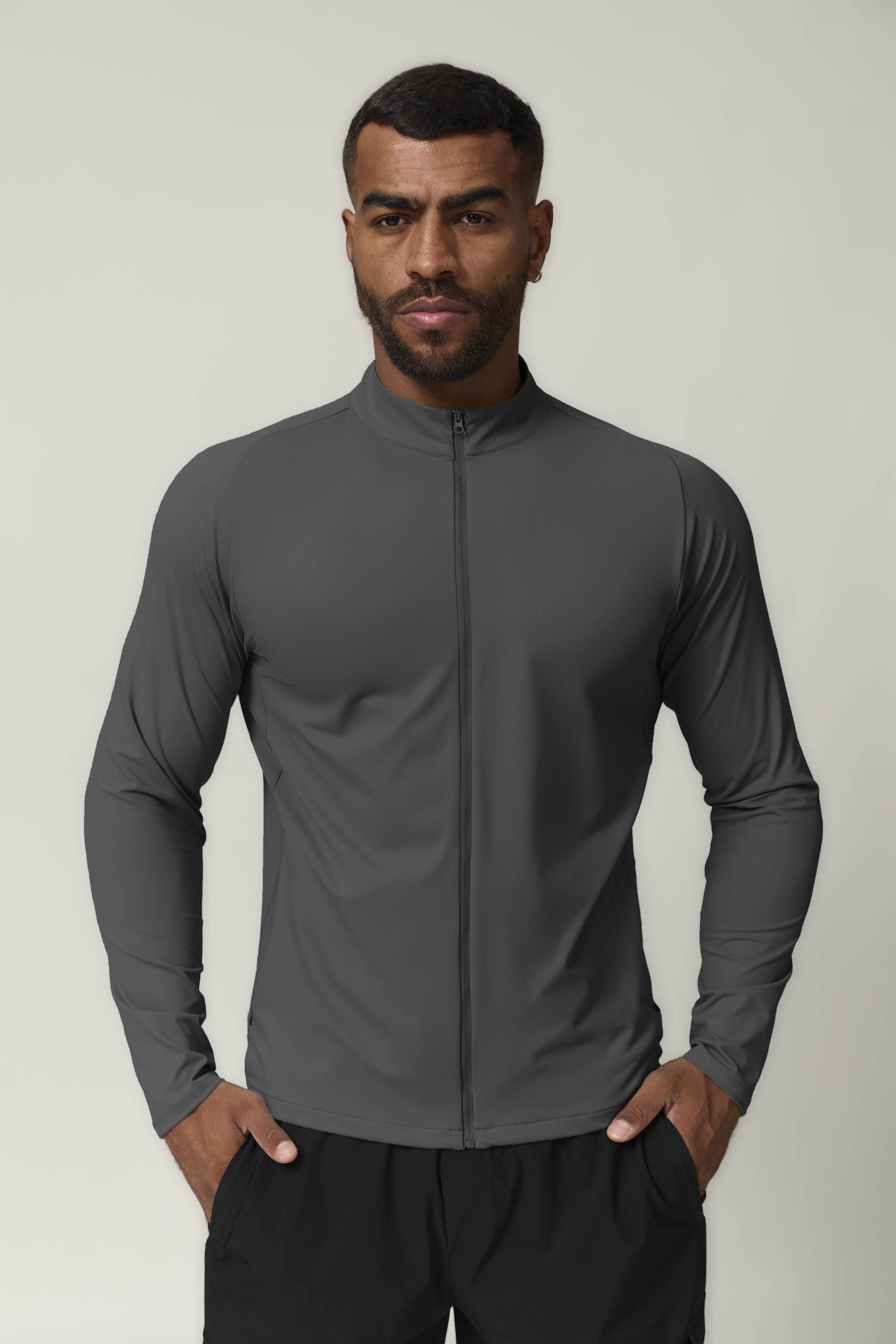 Men's Stand-Collar Sports & Fitness Jacket