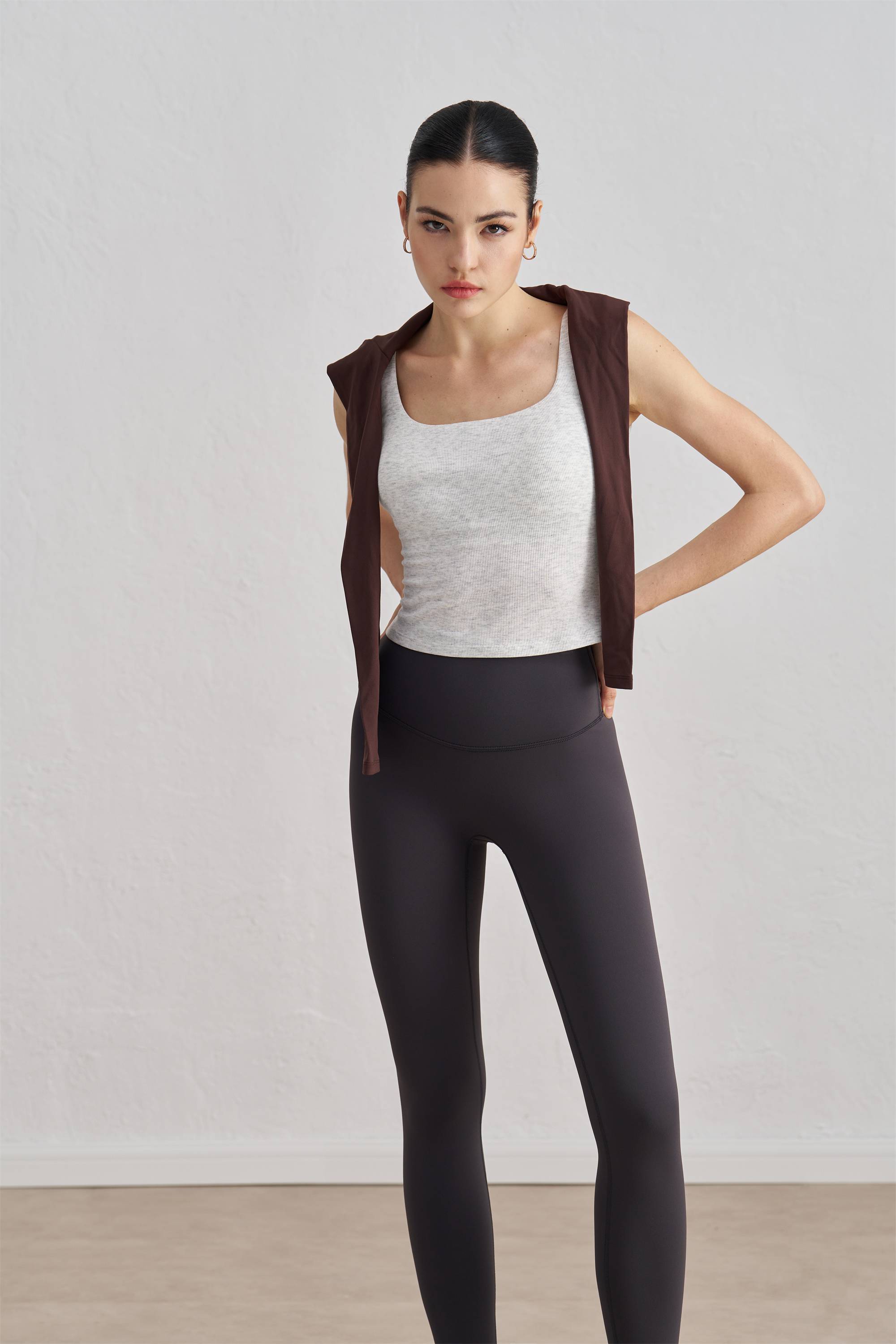 Modal Wide-Strap Yoga Tank Top