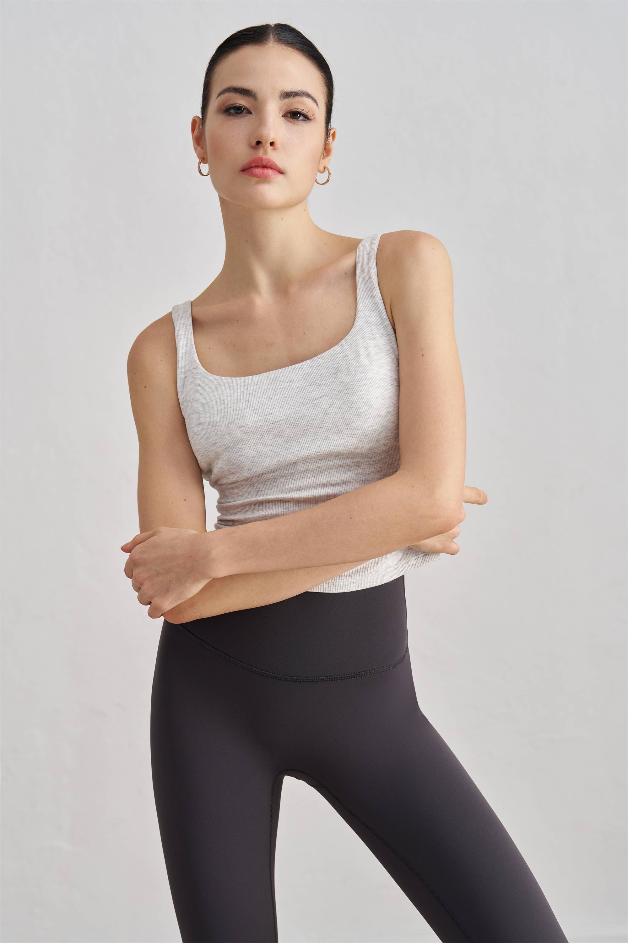 Modal Wide-Strap Yoga Tank Top