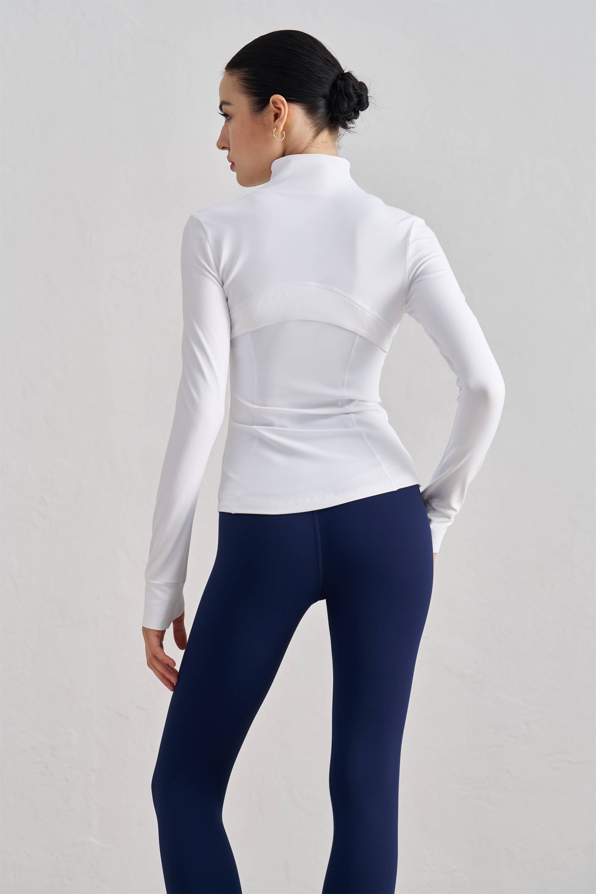 Thickened Stand-Collar Yoga Jacket for Fall & Winter