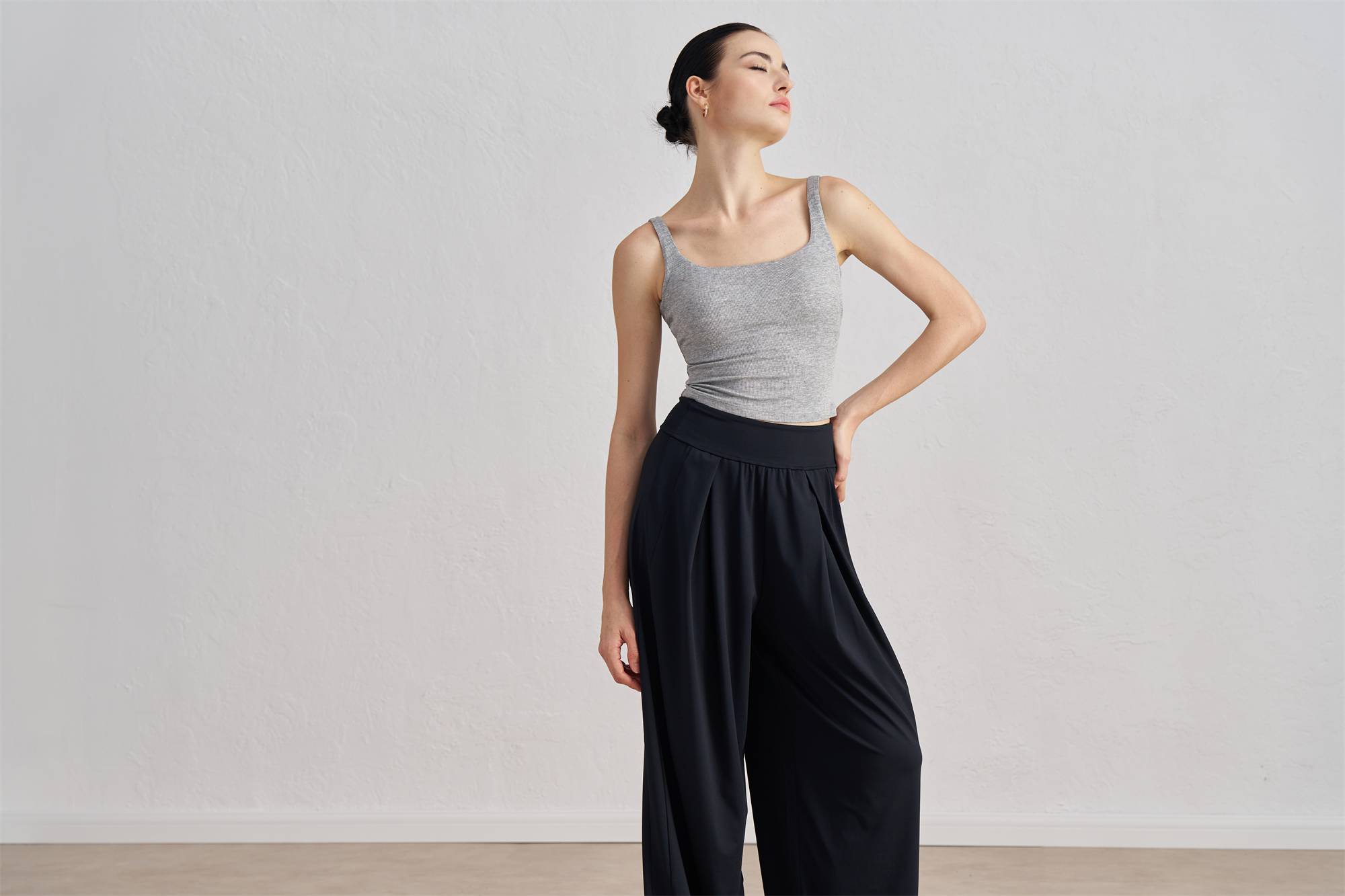 Modal Wide-Strap Yoga Tank Top