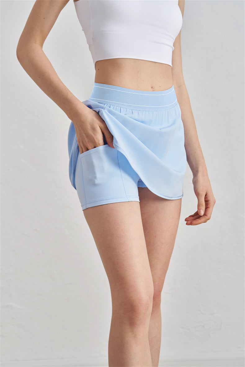 Two-piece Sun-Protective Breathable Tennis Skirt