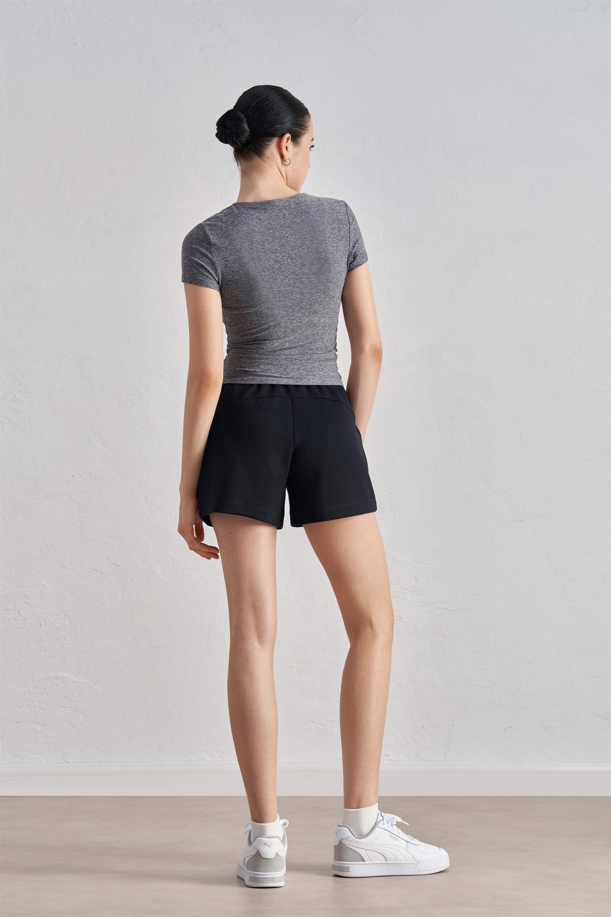 Sleek & Sculpted Short-Sleeve Yoga Top