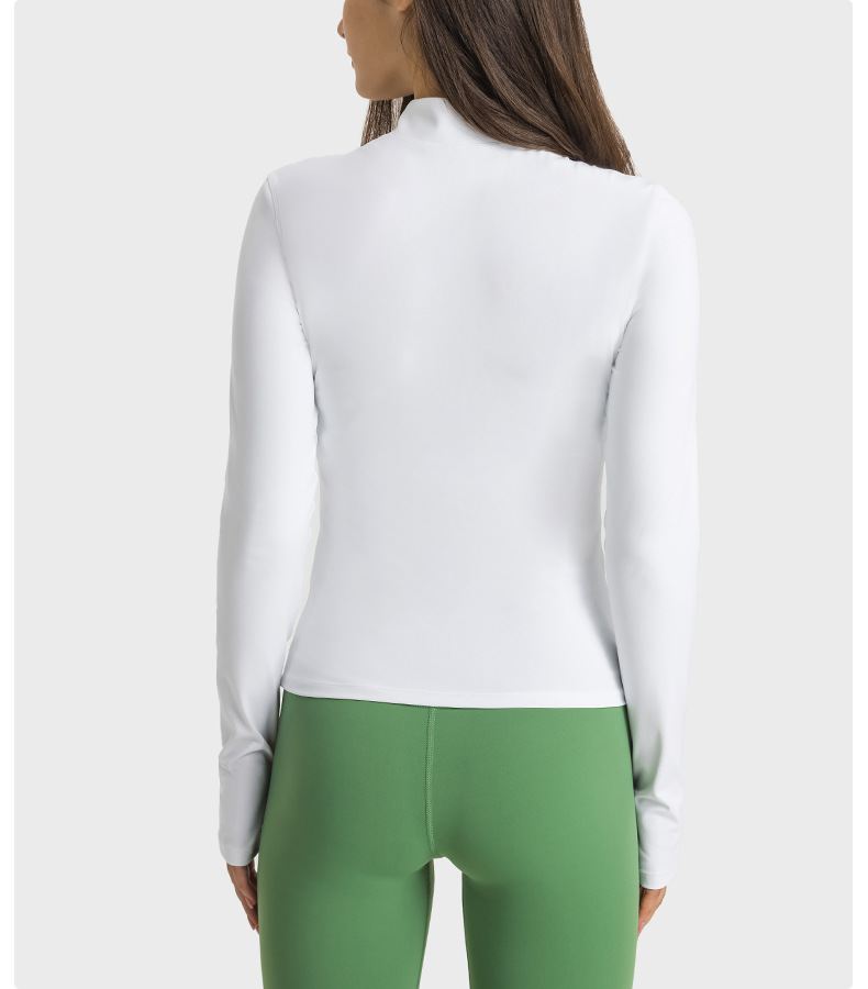 Half Zip Stand Collar Yoga Jacket