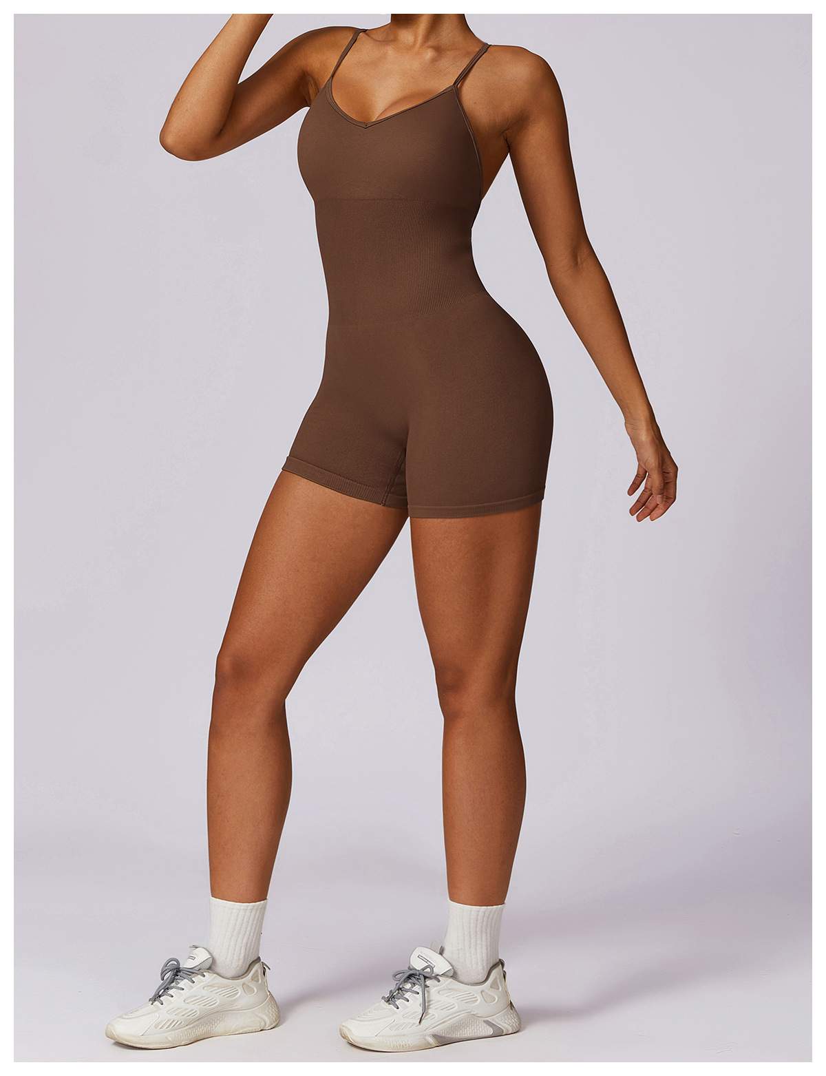 Seamless Back-Beauty Yoga Bodysuit