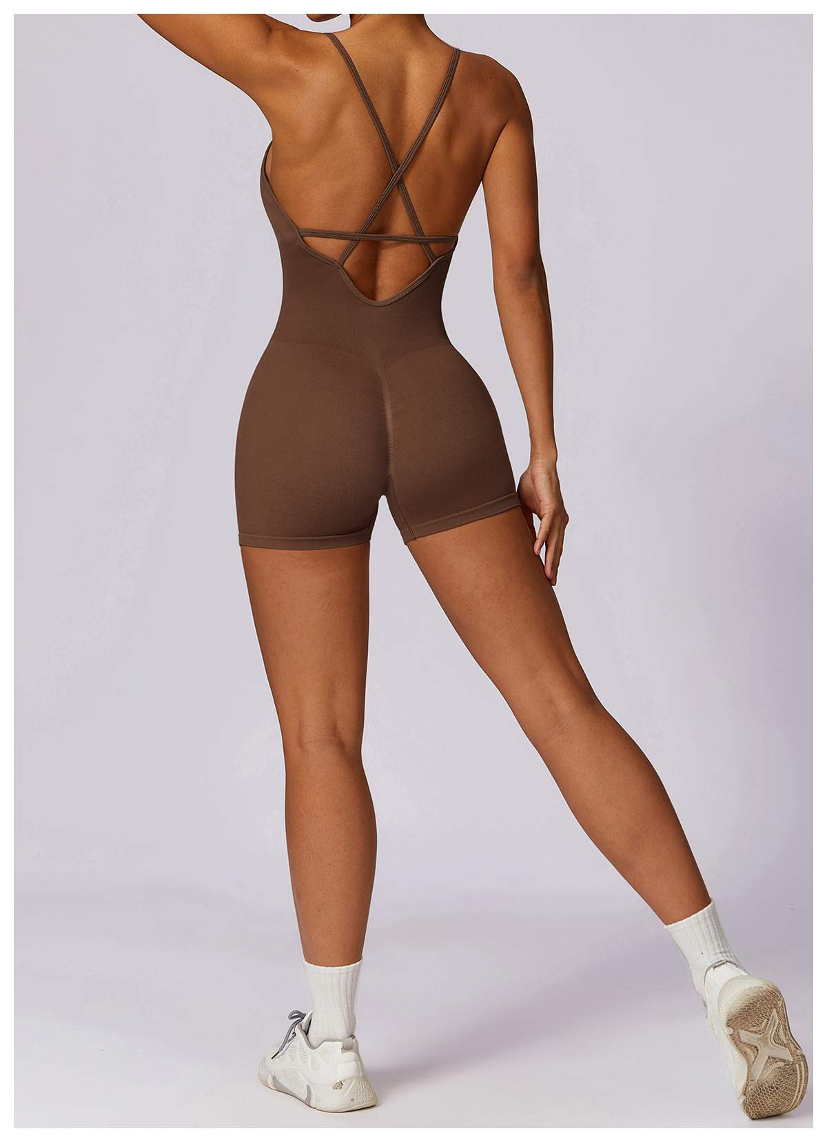 Seamless Back-Beauty Yoga Bodysuit