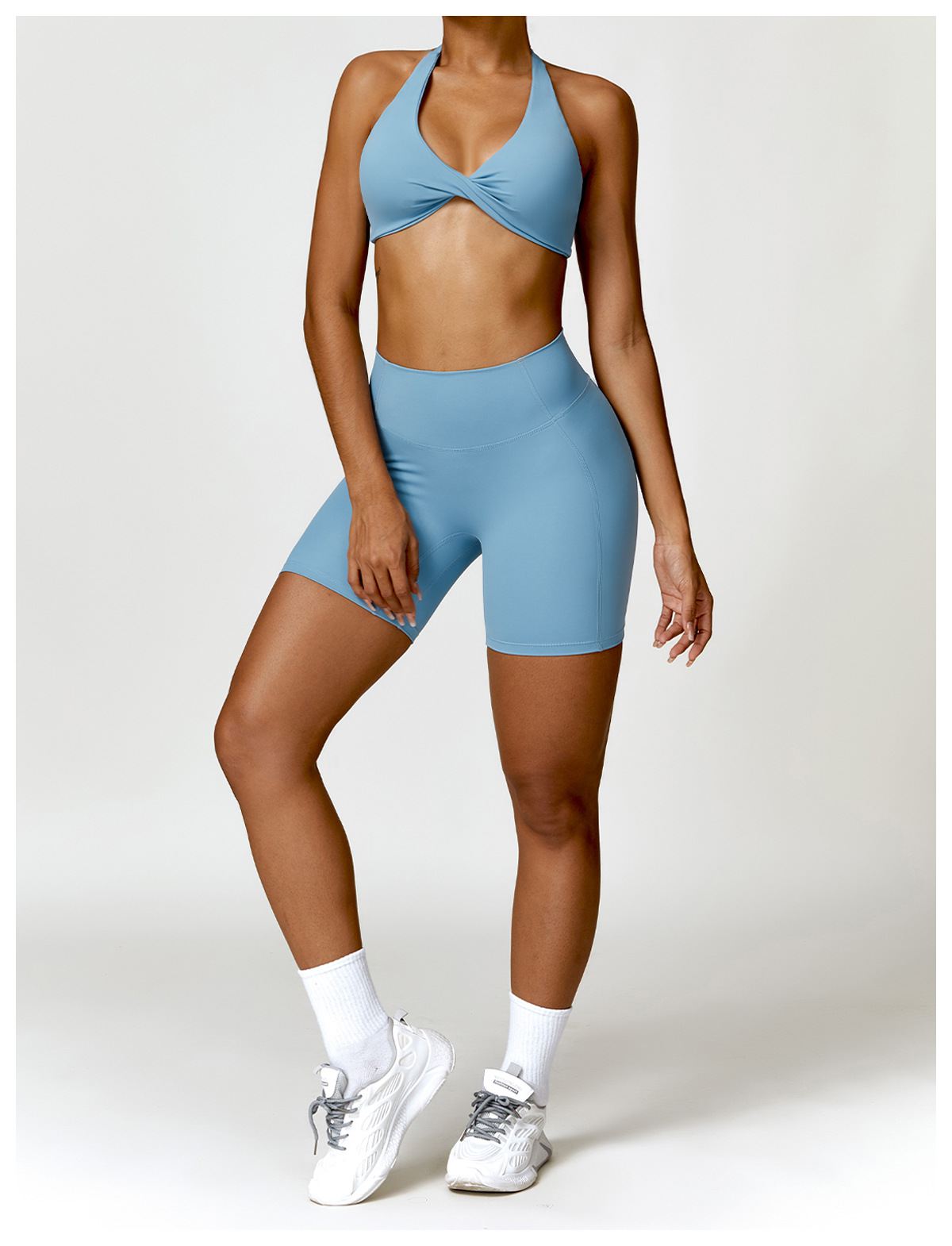 High-Waist Yoga Sports Shorts