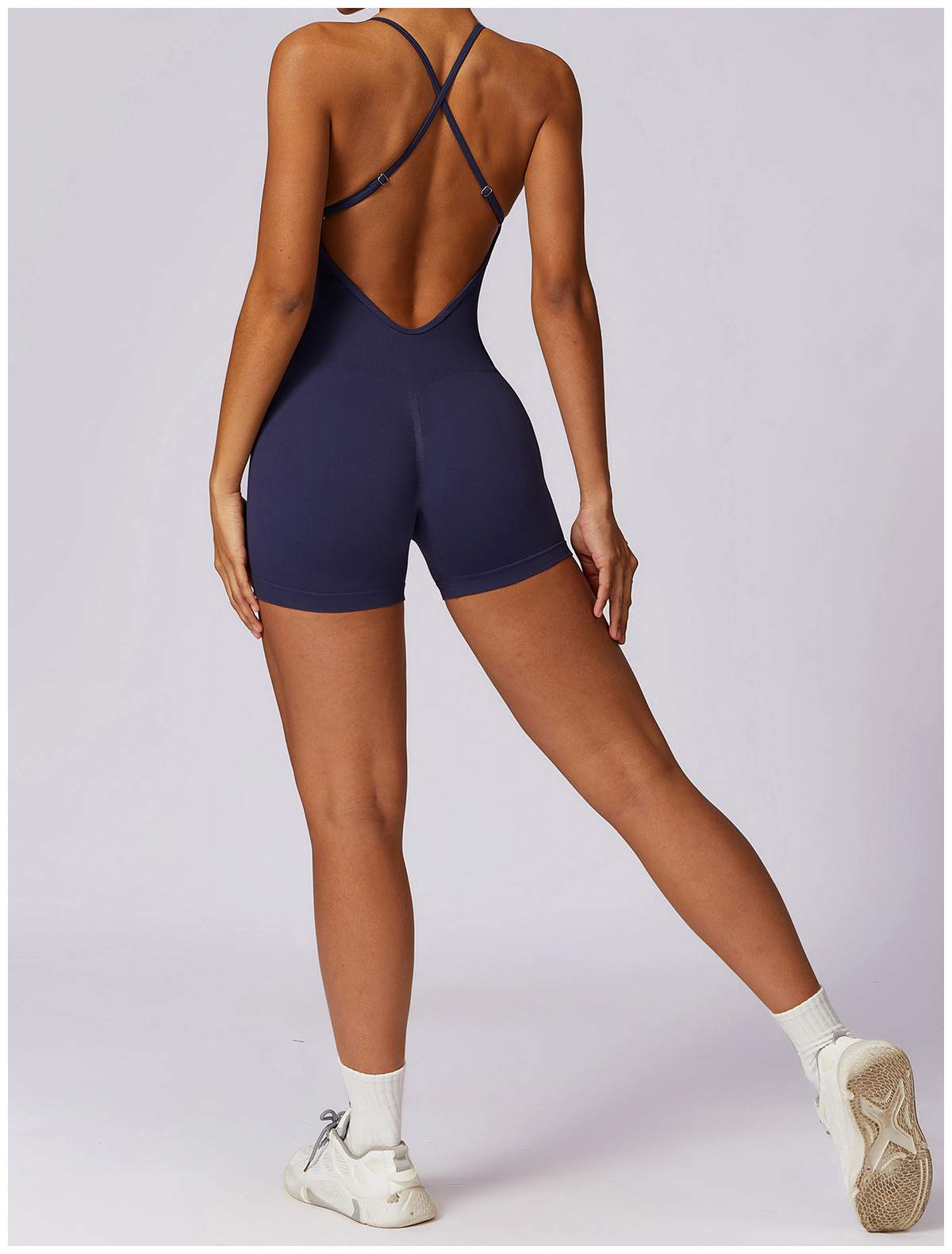 Hollow-out Beautiful Back Seamless Yoga Jumpsuit