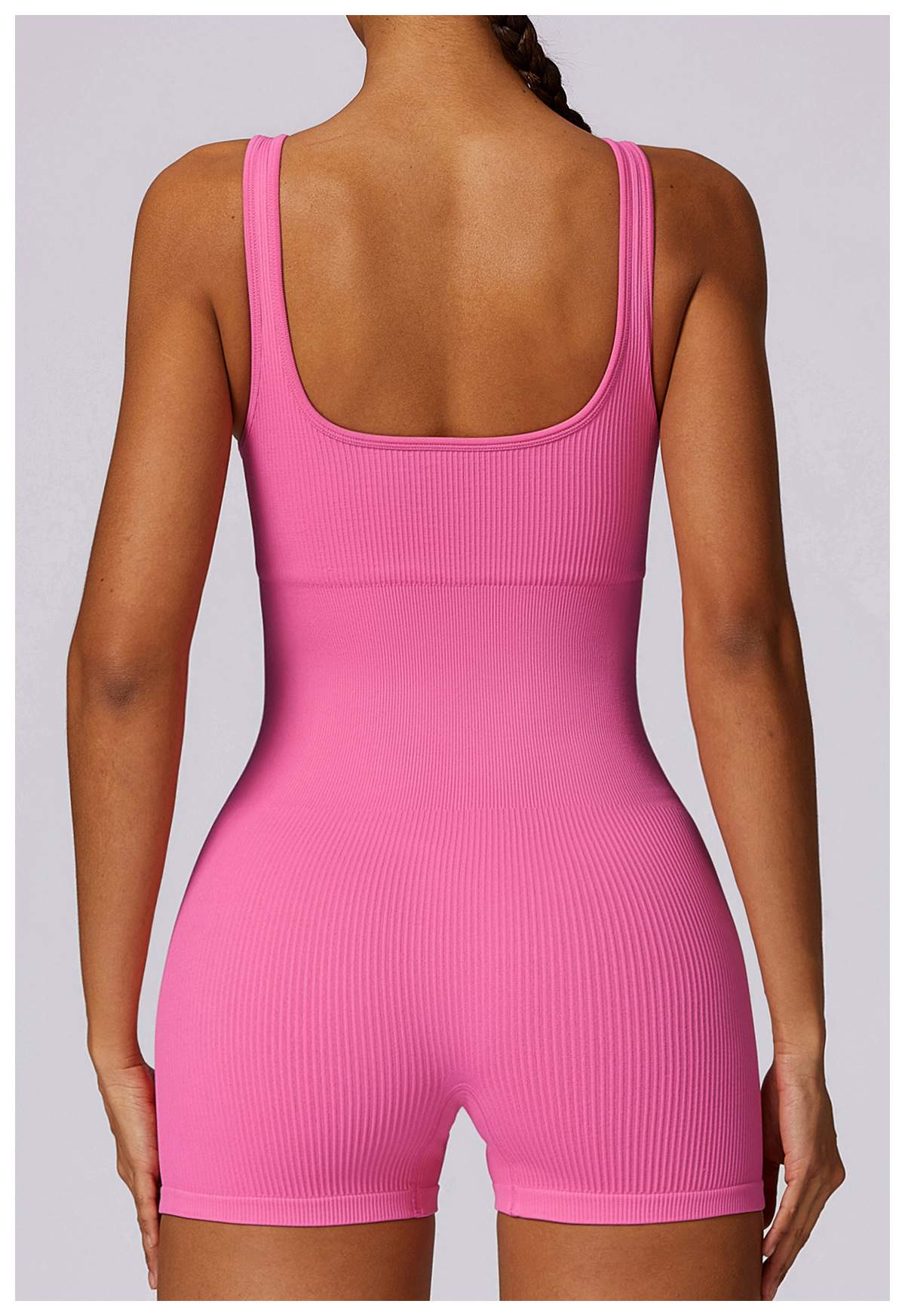 Ribbed Seamless Yoga Bodysuit