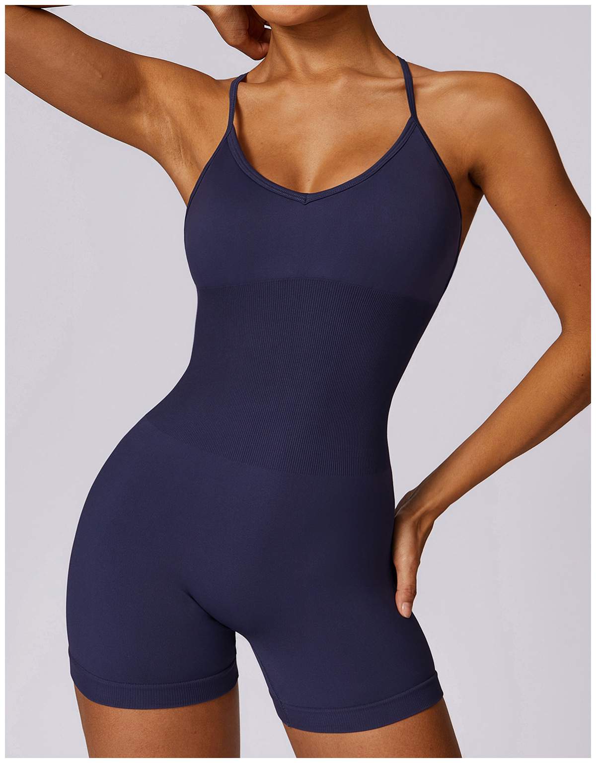 Hollow-out Beautiful Back Seamless Yoga Jumpsuit