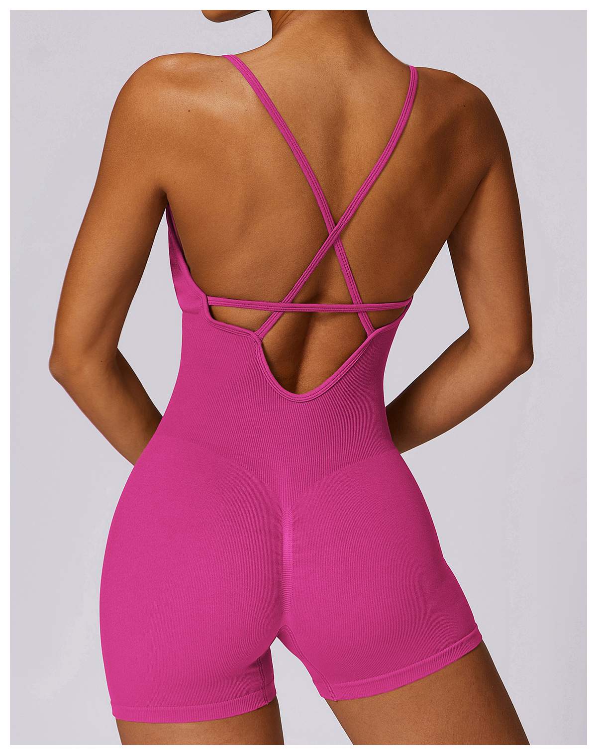 Seamless Back-Beauty Yoga Bodysuit