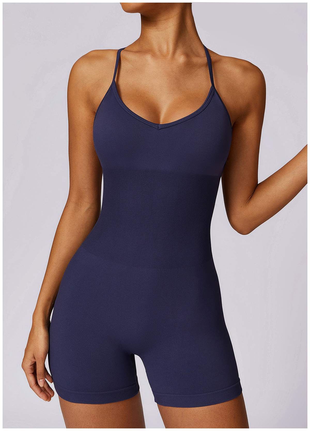 Hollow-out Beautiful Back Seamless Yoga Jumpsuit