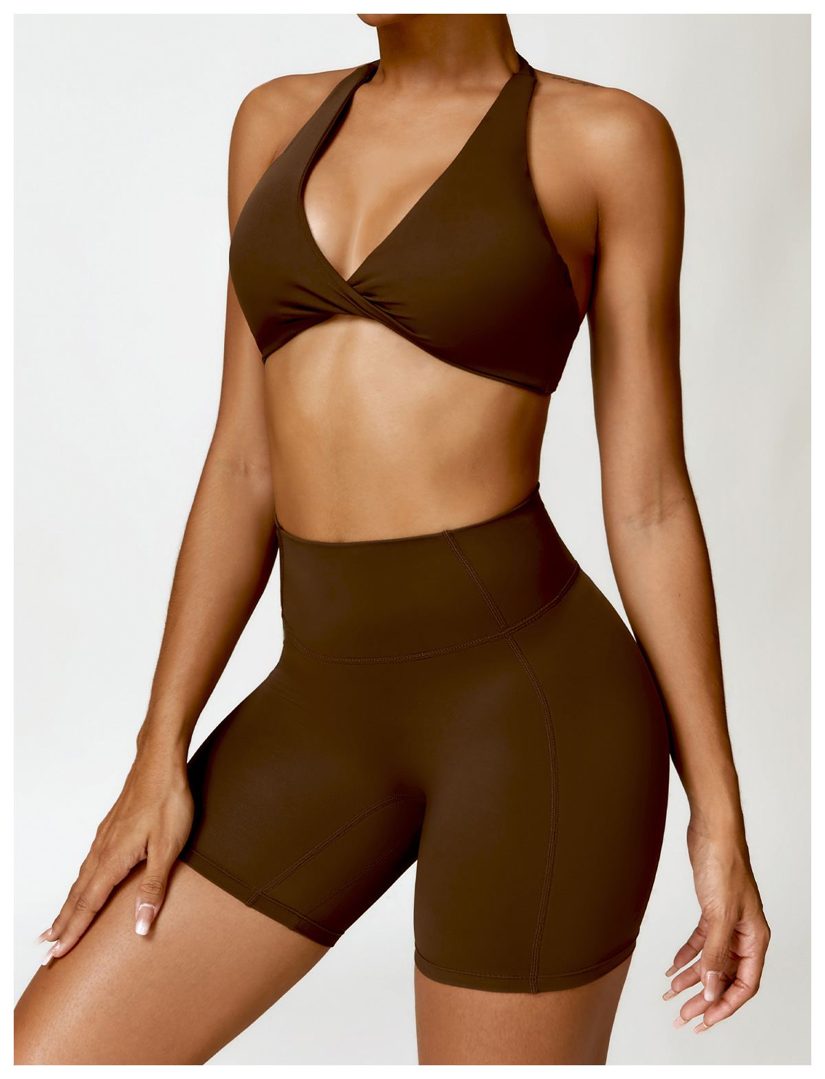 High-Waist Yoga Sports Shorts