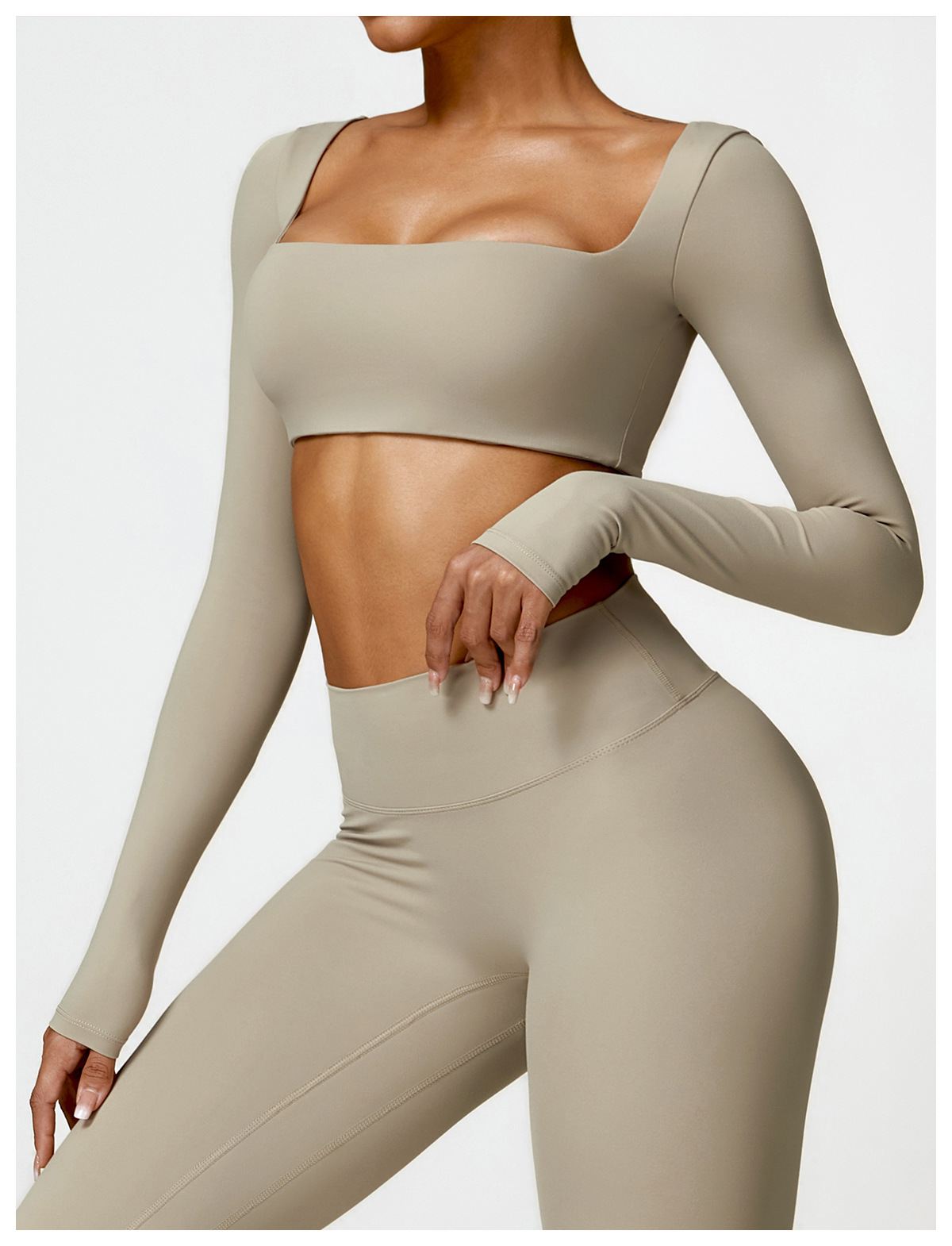 Winter Long Sleeve Yoga Running Top