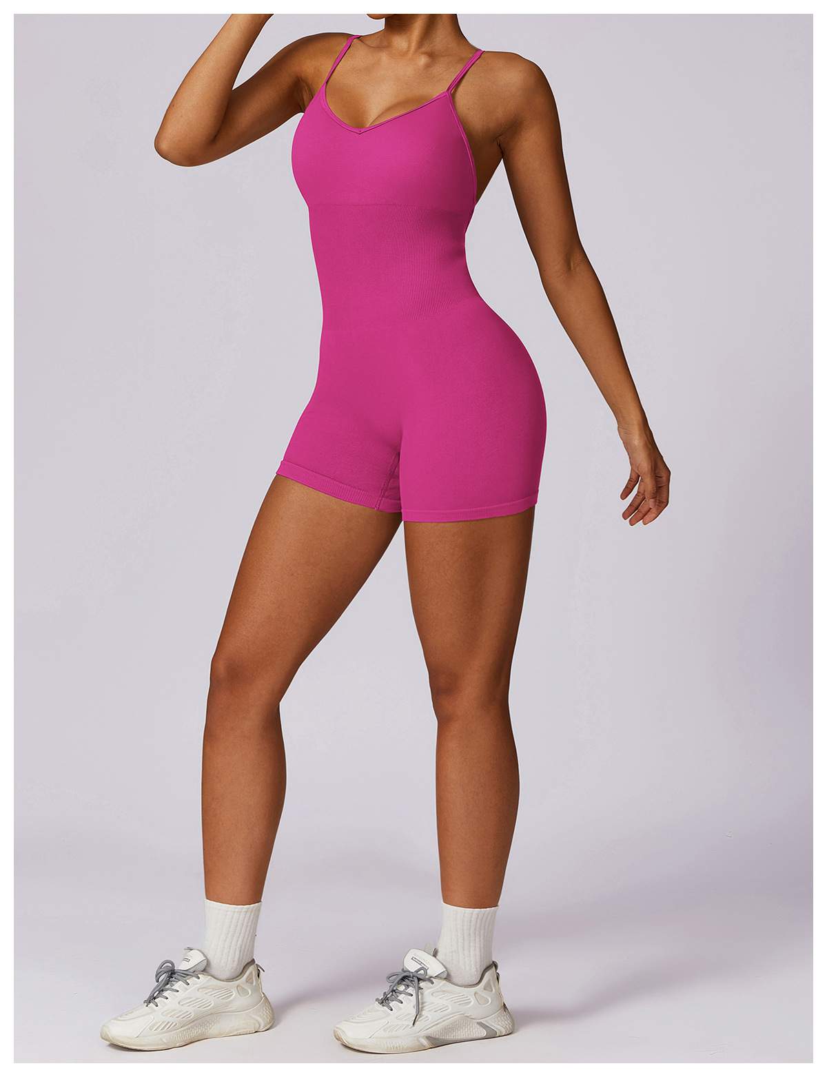 Seamless Back-Beauty Yoga Bodysuit