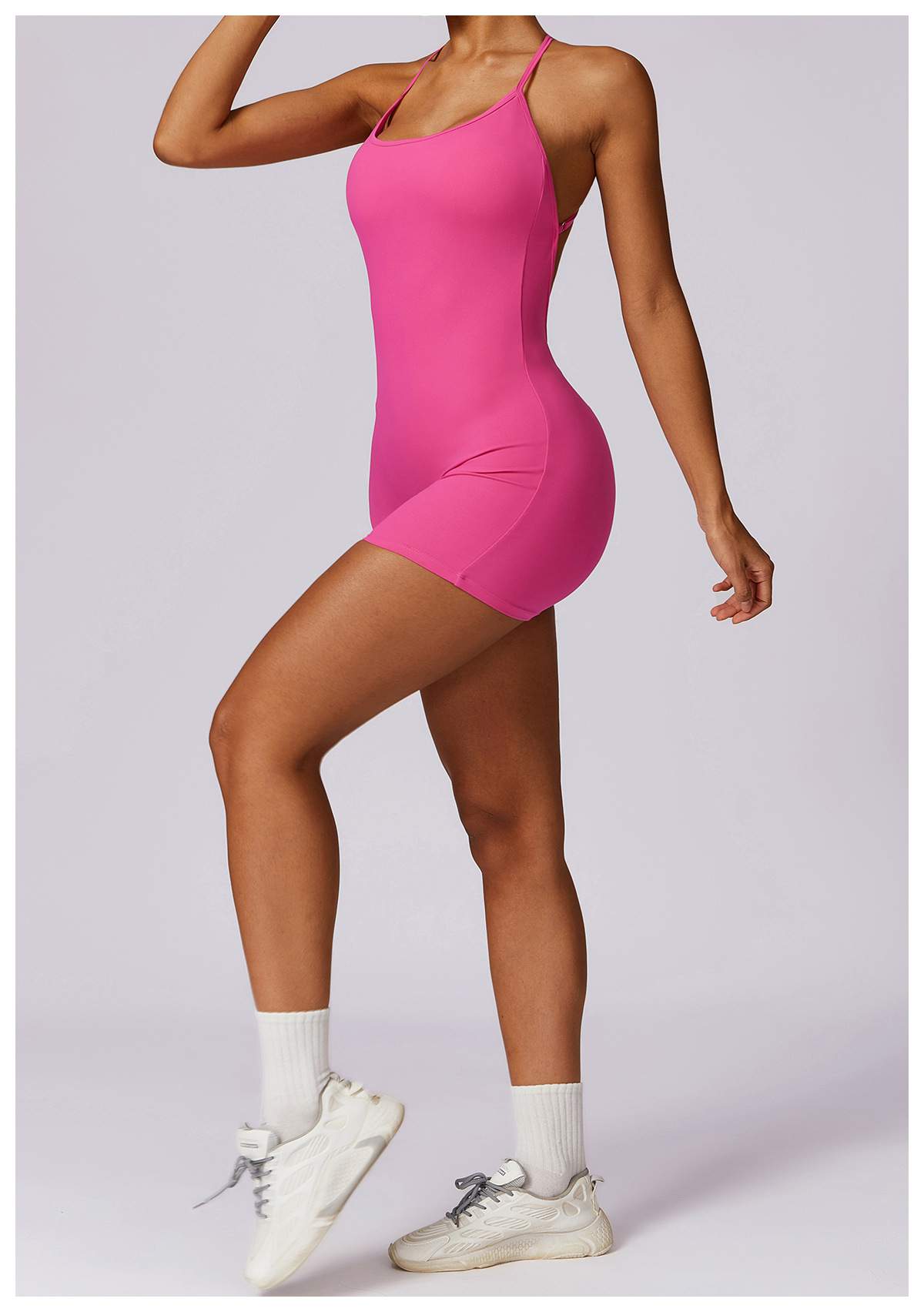 Quick-Dry Seamless Sports Bodysuit