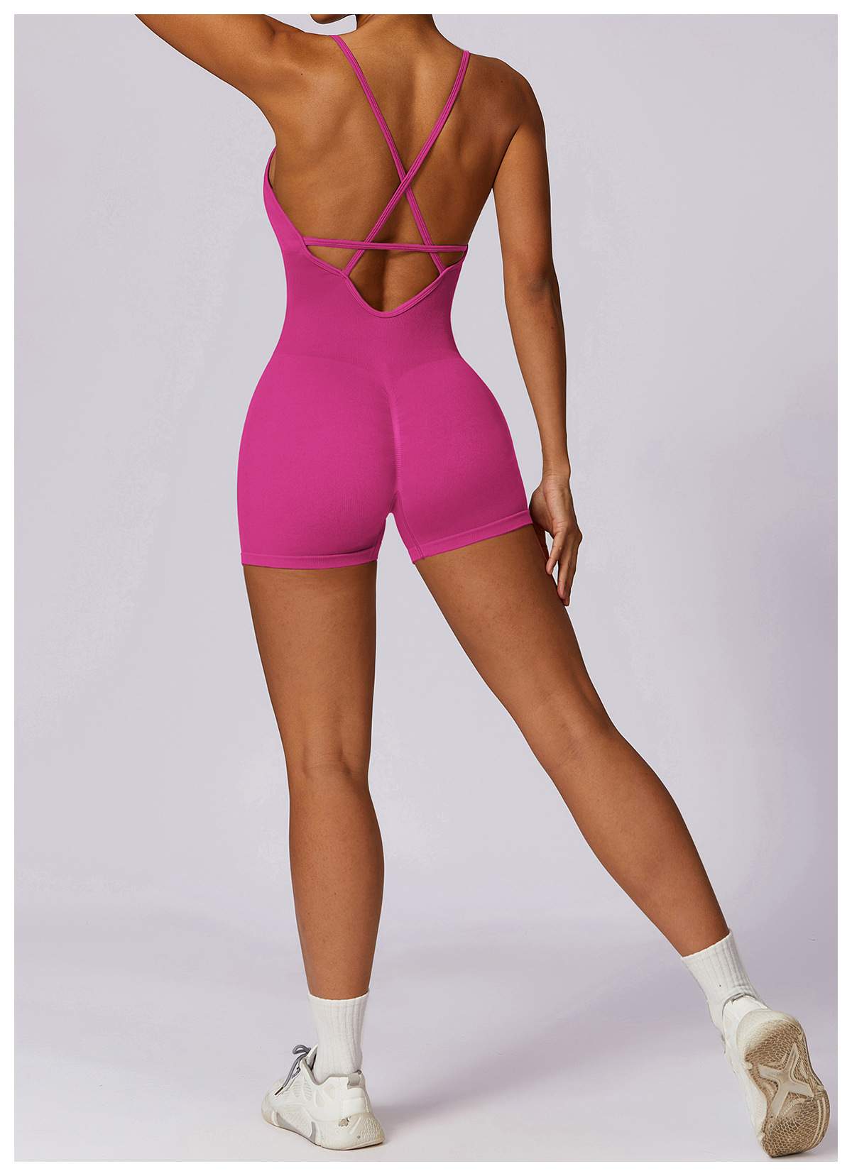 Seamless Back-Beauty Yoga Bodysuit