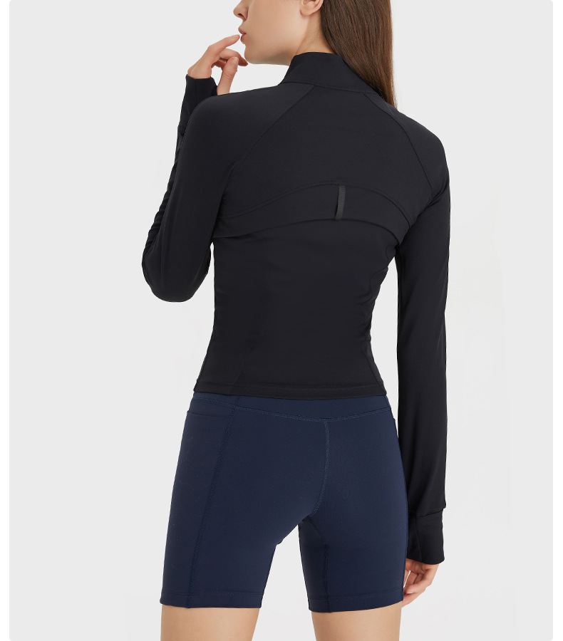 Zip Pocket Fitness Jacket