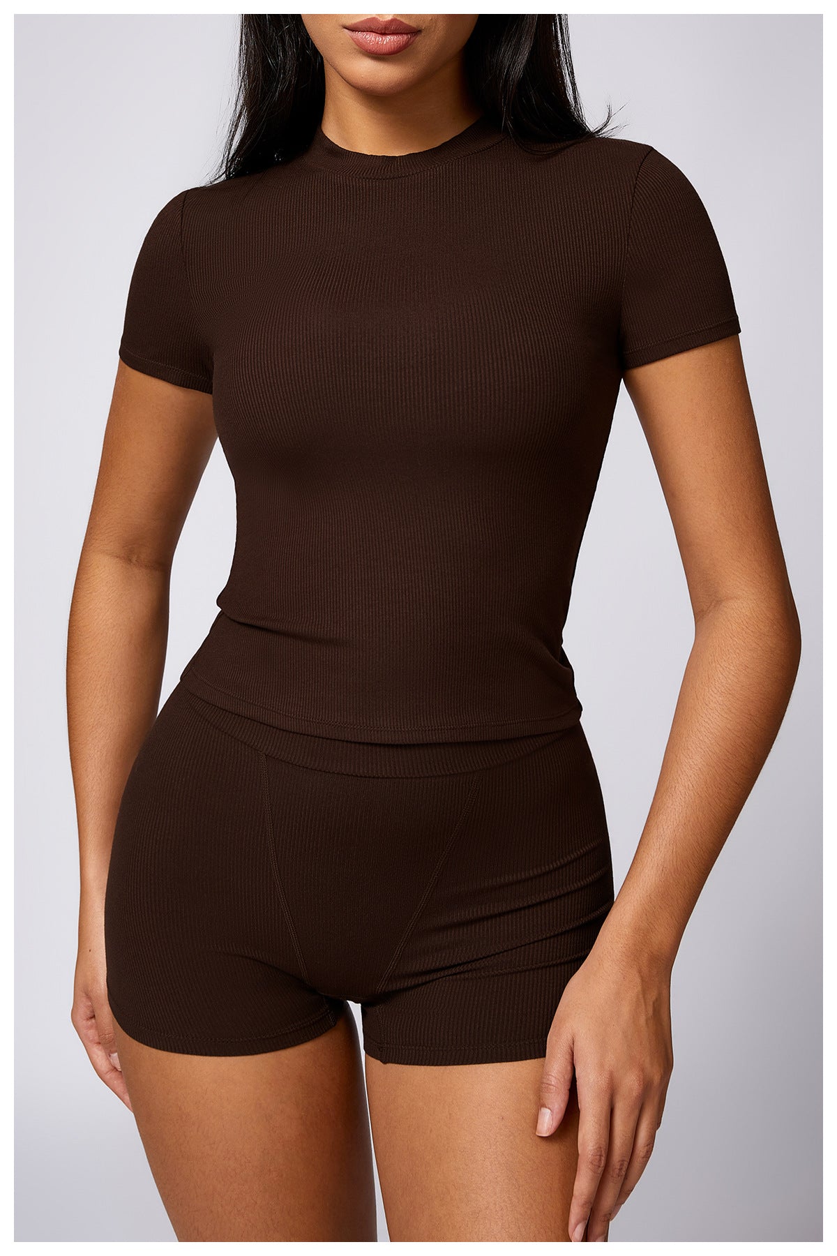 Quick-Dry Tight-Fit Yoga Short Sleeve