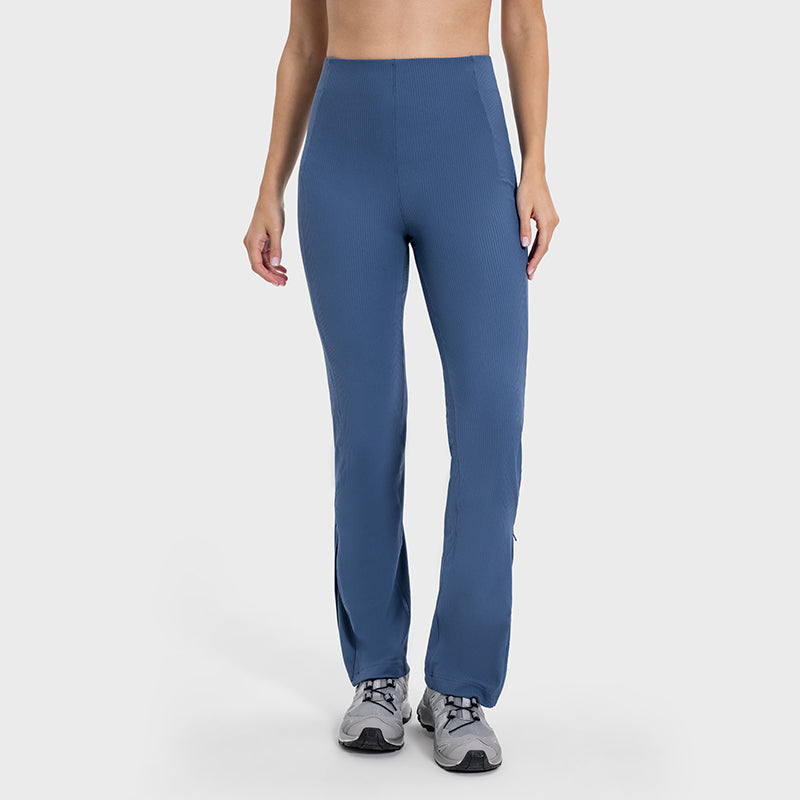 High-Waisted Hip-Lifting Slim Flare Pants