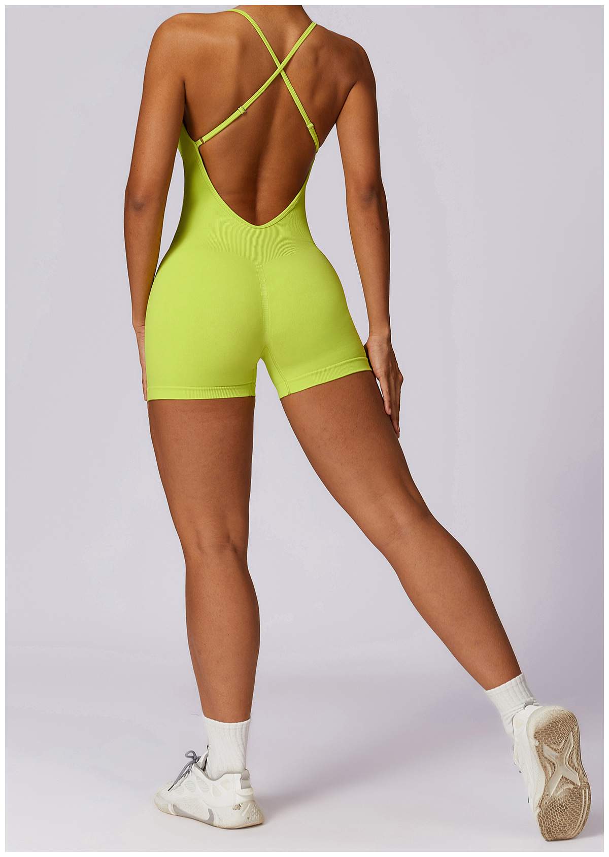 Hollow-out Beautiful Back Seamless Yoga Jumpsuit