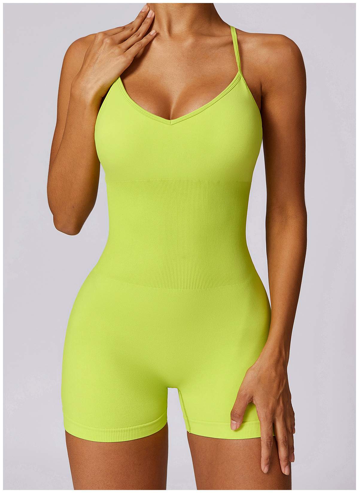 Hollow-out Beautiful Back Seamless Yoga Jumpsuit